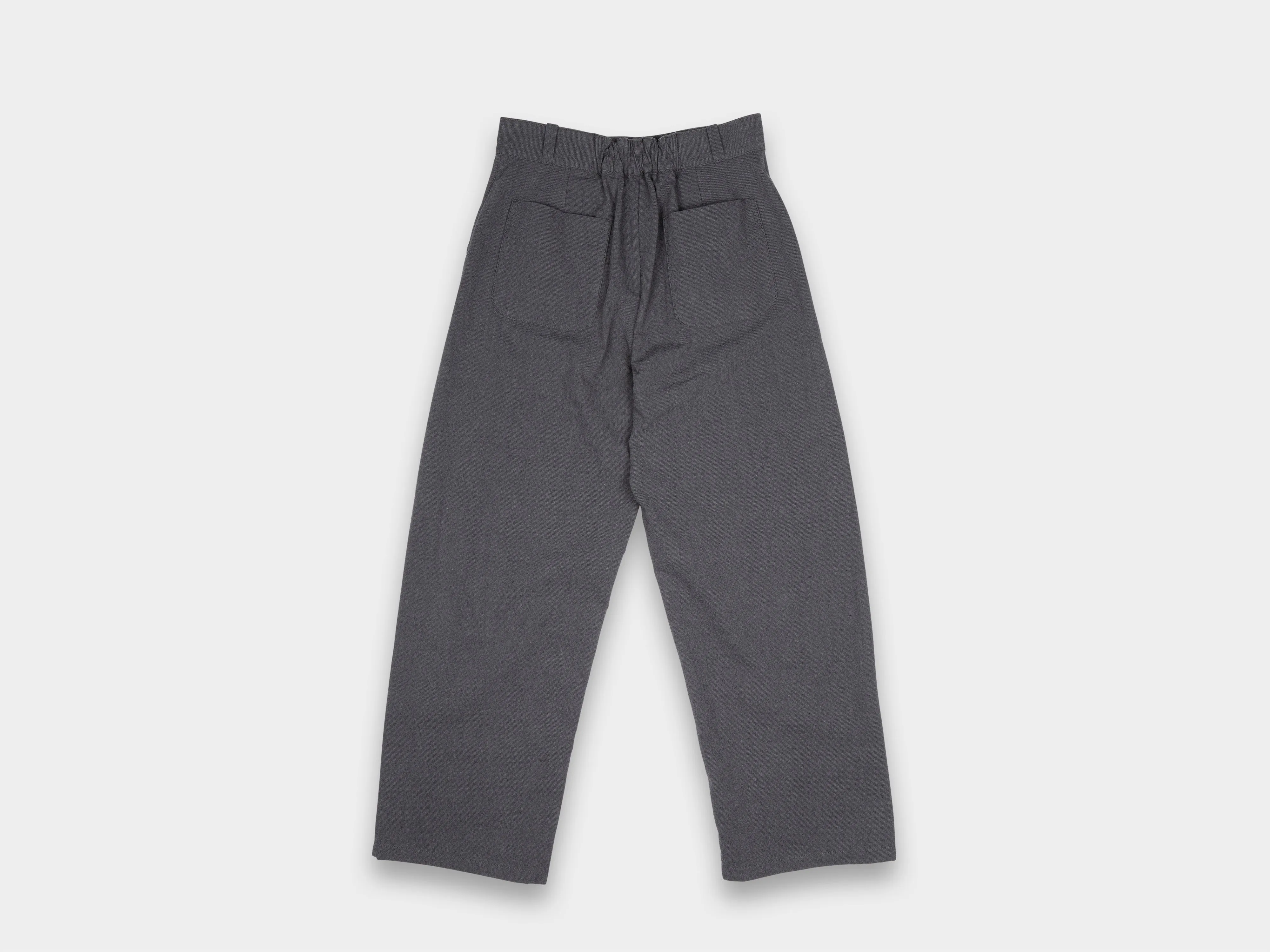 W–R21P4 "High-Wide Pants" Granite Wool sold by MAN-TLE product image thumbnail 2