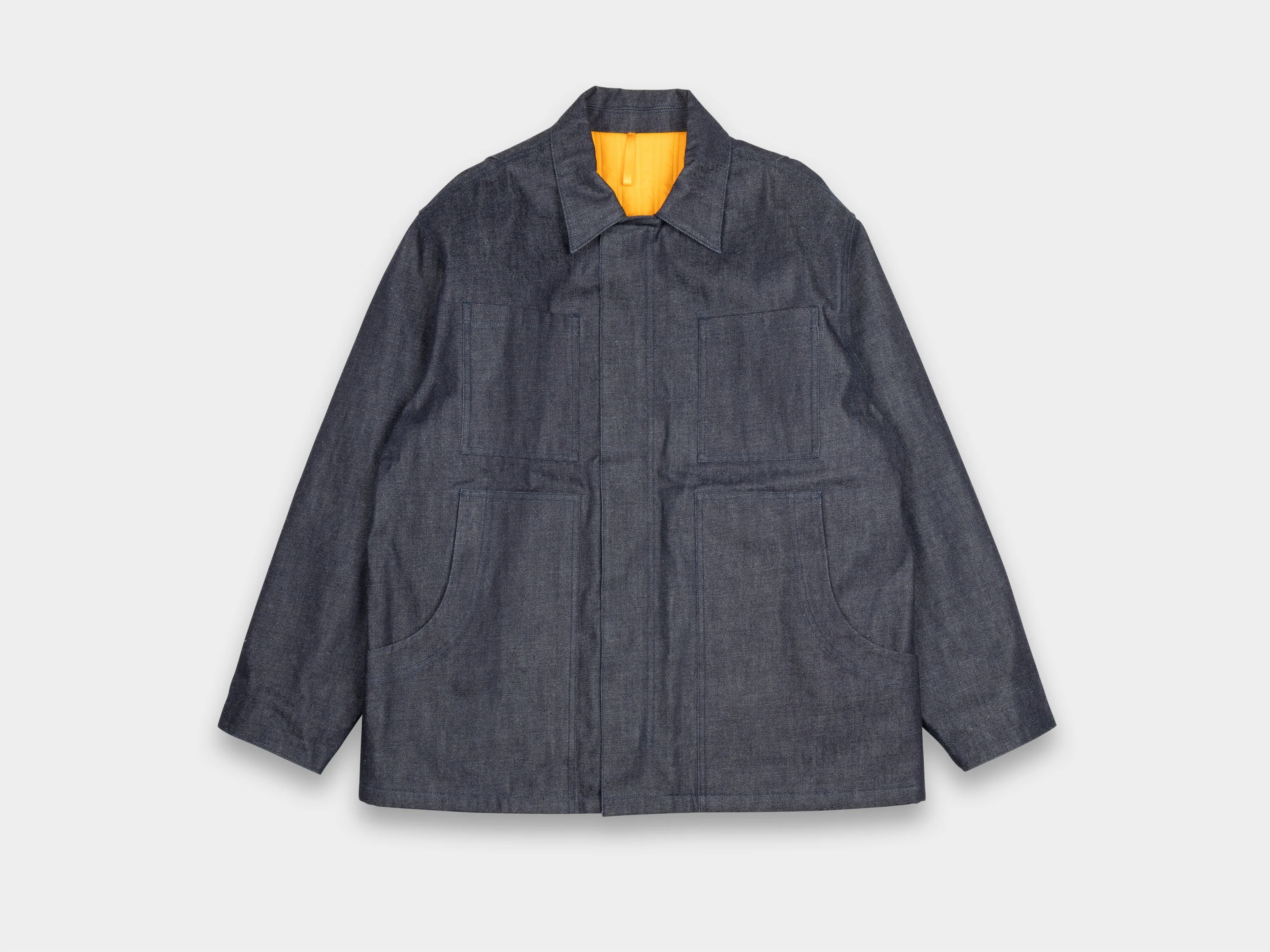 R21J1 "Jebok Coat" Organic Raw Denim sold by MAN-TLE