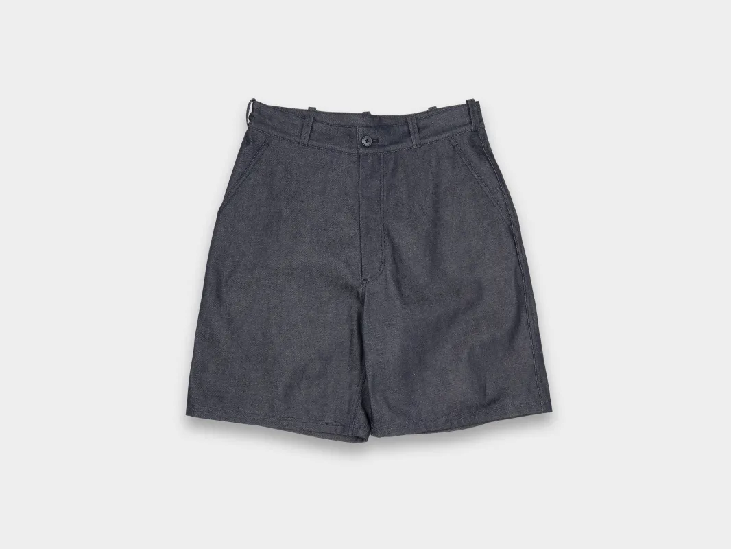 R21J7 "Jebok Shorts" Organic Raw Denim made by MAN-TLE