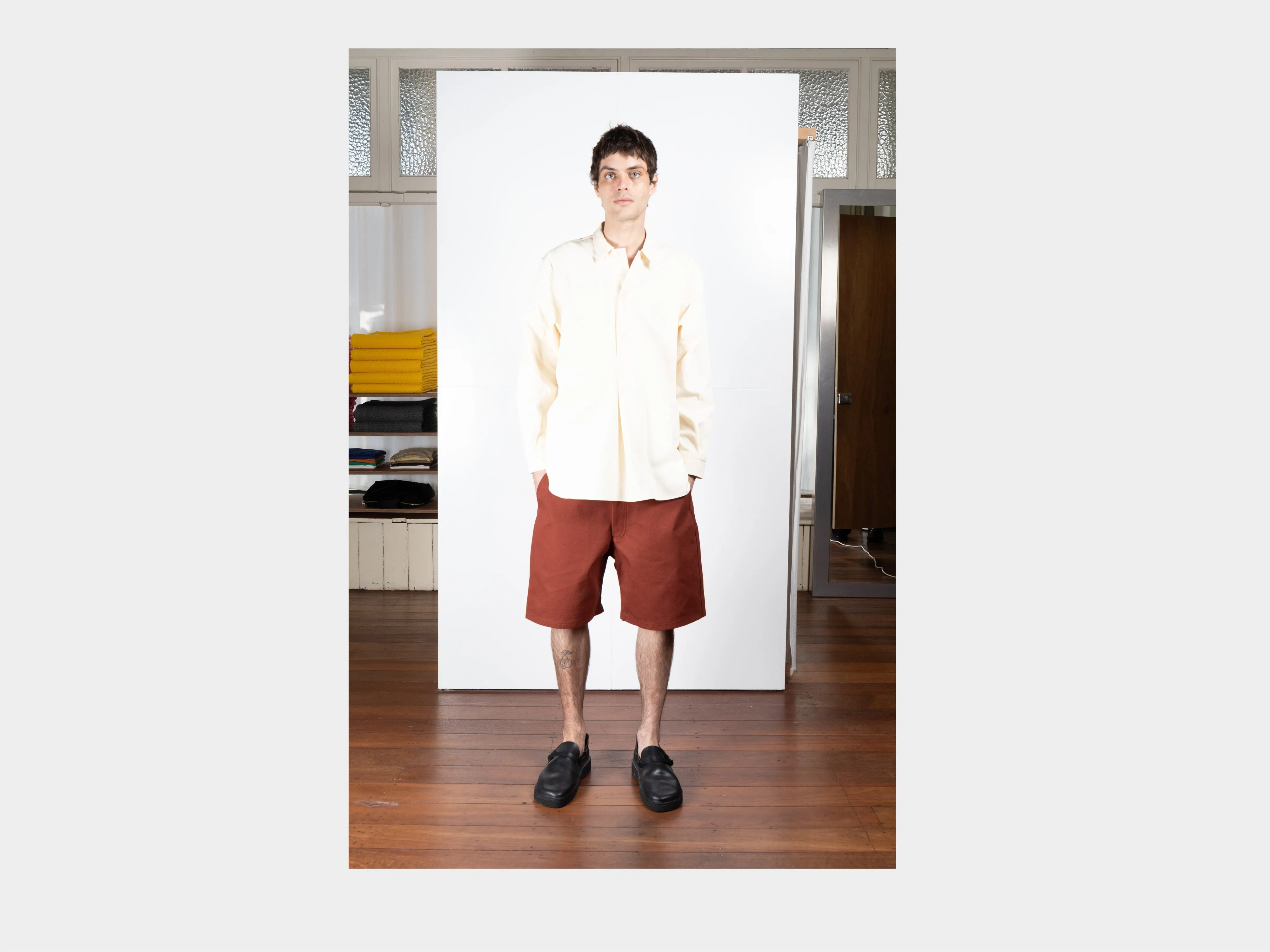 R21J7 "Jebok Shorts" Baked Canvas sold by MAN-TLE product image thumbnail 5
