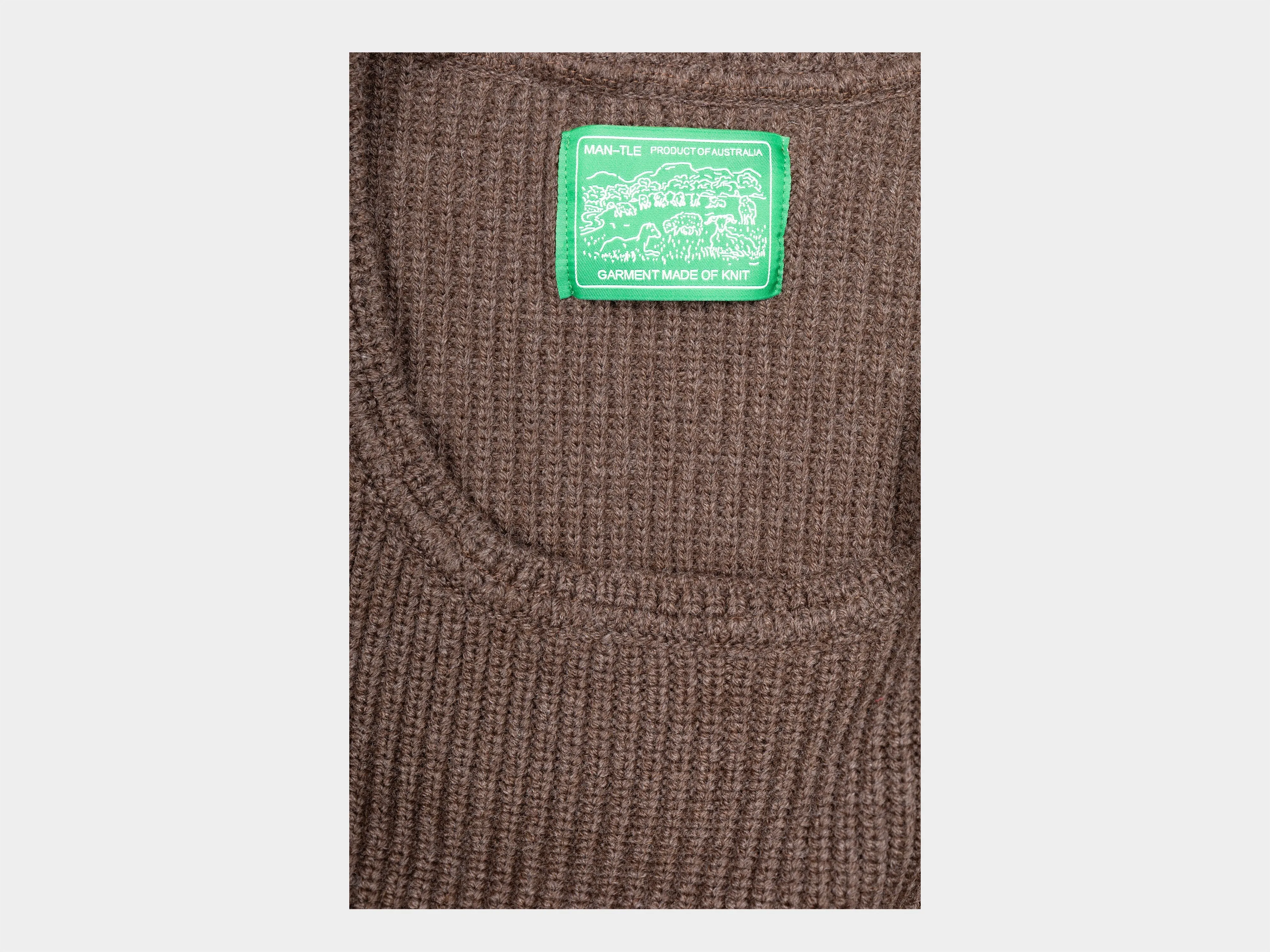 R21Z6 "Machine Knit" Black Sheep sold by MAN-TLE product image thumbnail 3