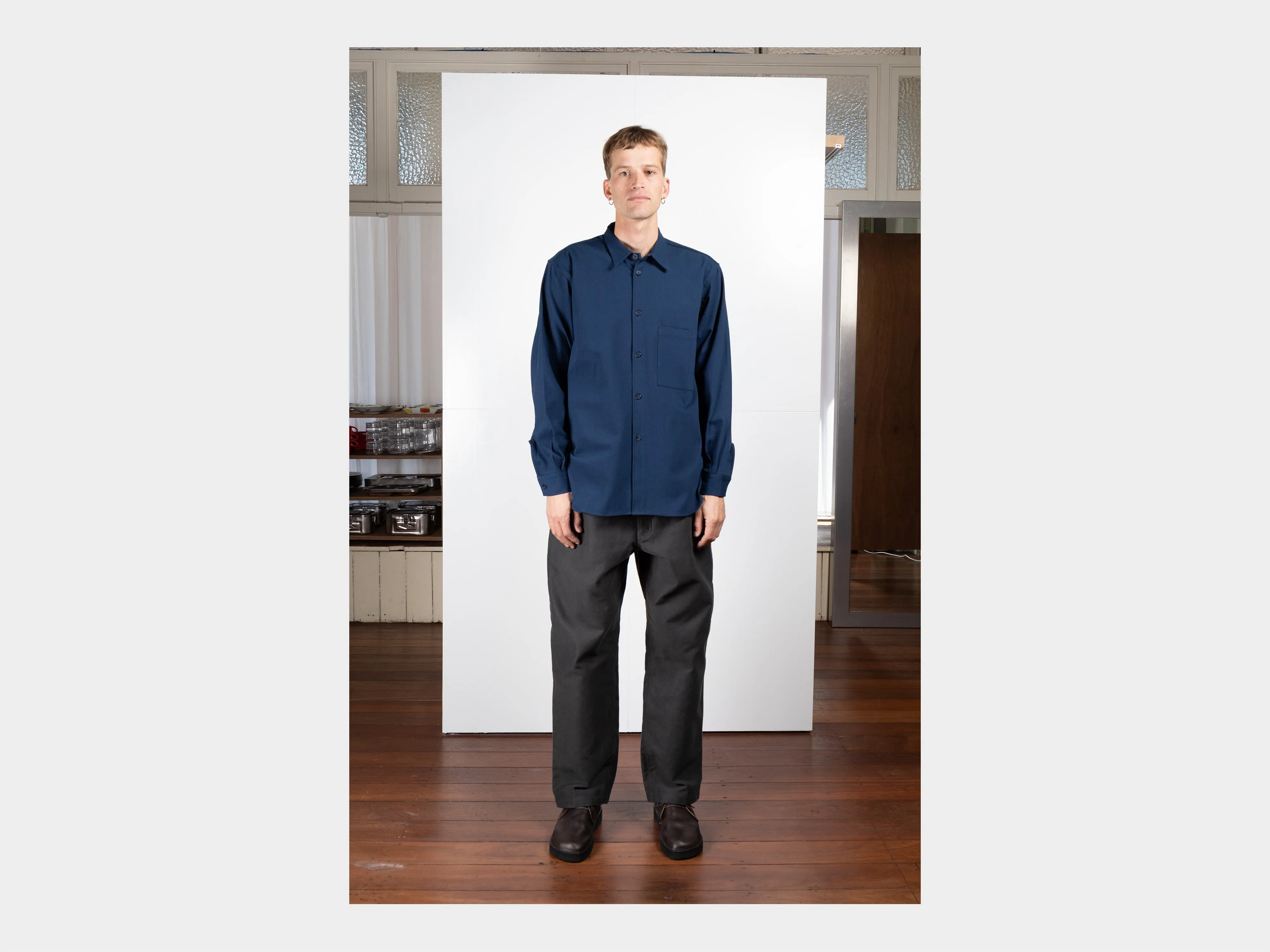 R21S8 "Weather Shirt PK" Uniform Tricotine sold by MAN-TLE product image thumbnail 5
