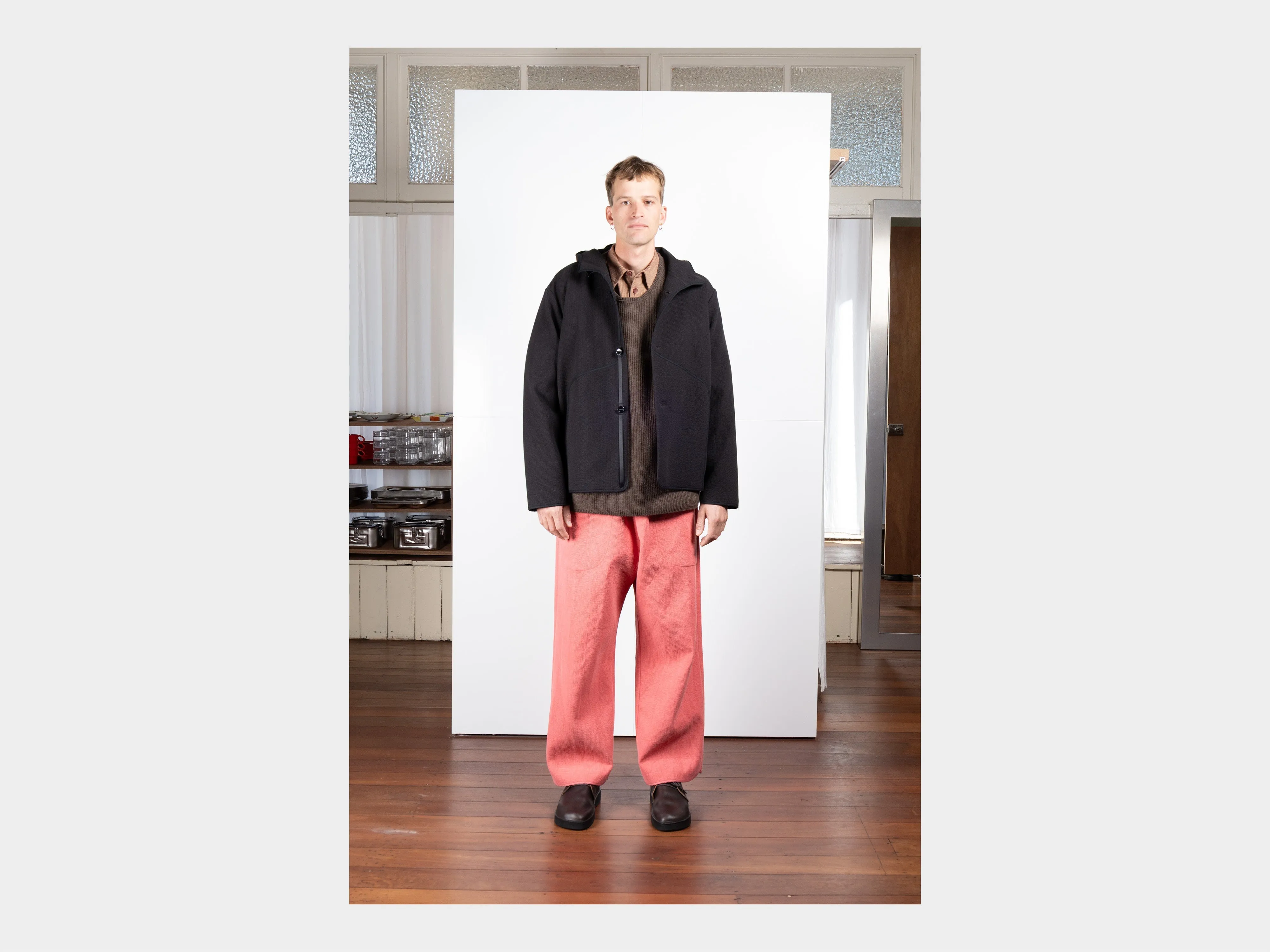 R21O3 "Cut Parka" Black Ash Nubi sold by MAN-TLE product image thumbnail 5