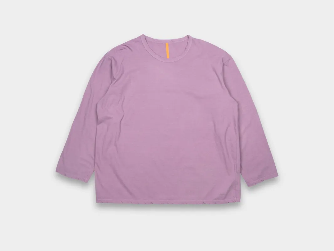 R21T6 "L/S Binder T-Shirt" Grape made by MAN-TLE