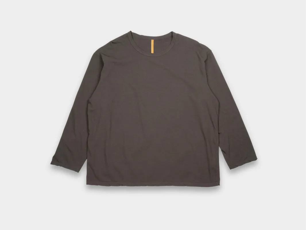 R0T6 "L/S Binder T-Shirt" Carbon made by MAN-TLE