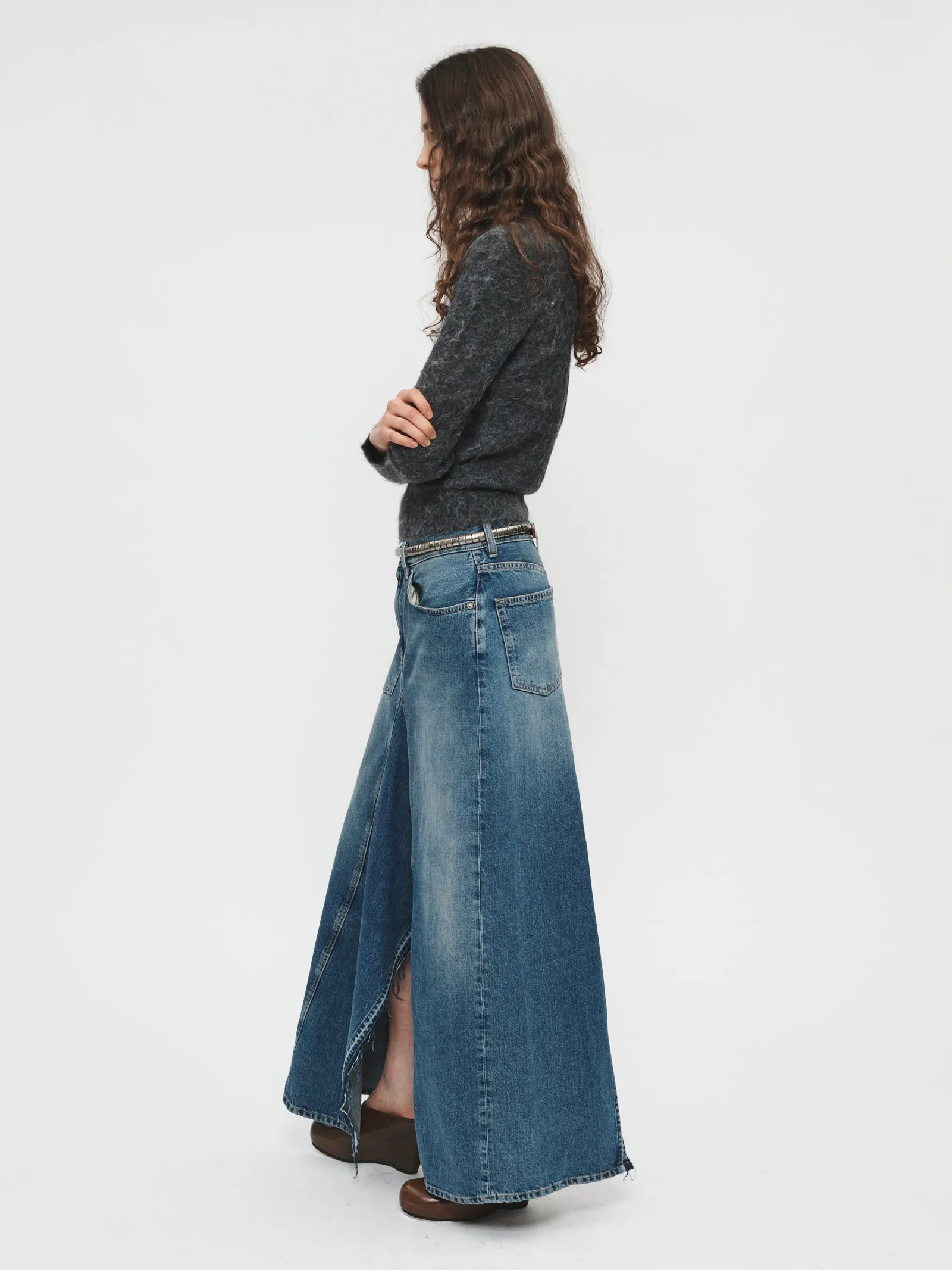 Deconstructed Denim Skirt sold by 6397 product image thumbnail 2