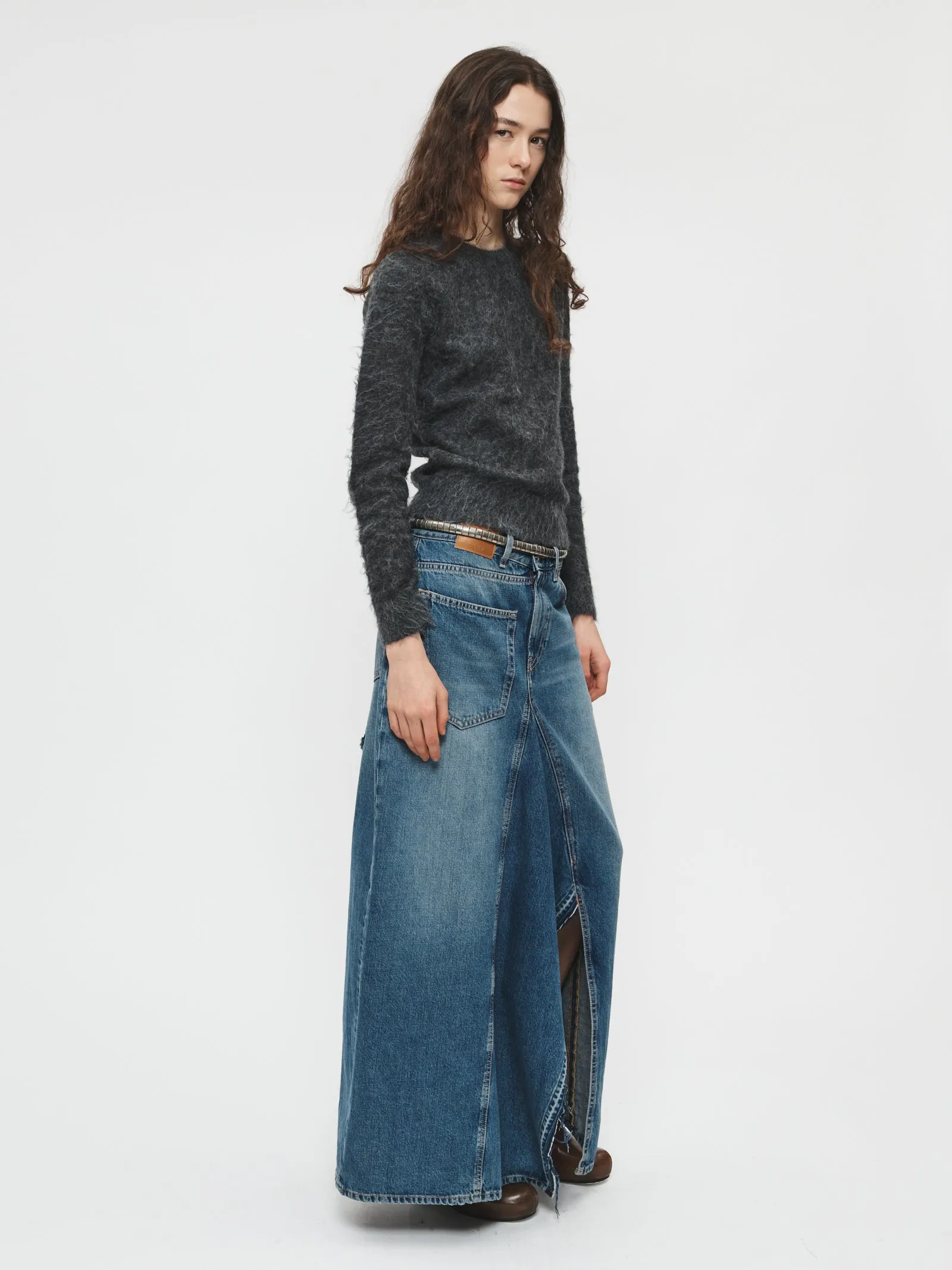 Deconstructed Denim Skirt sold by 6397 product image thumbnail 3