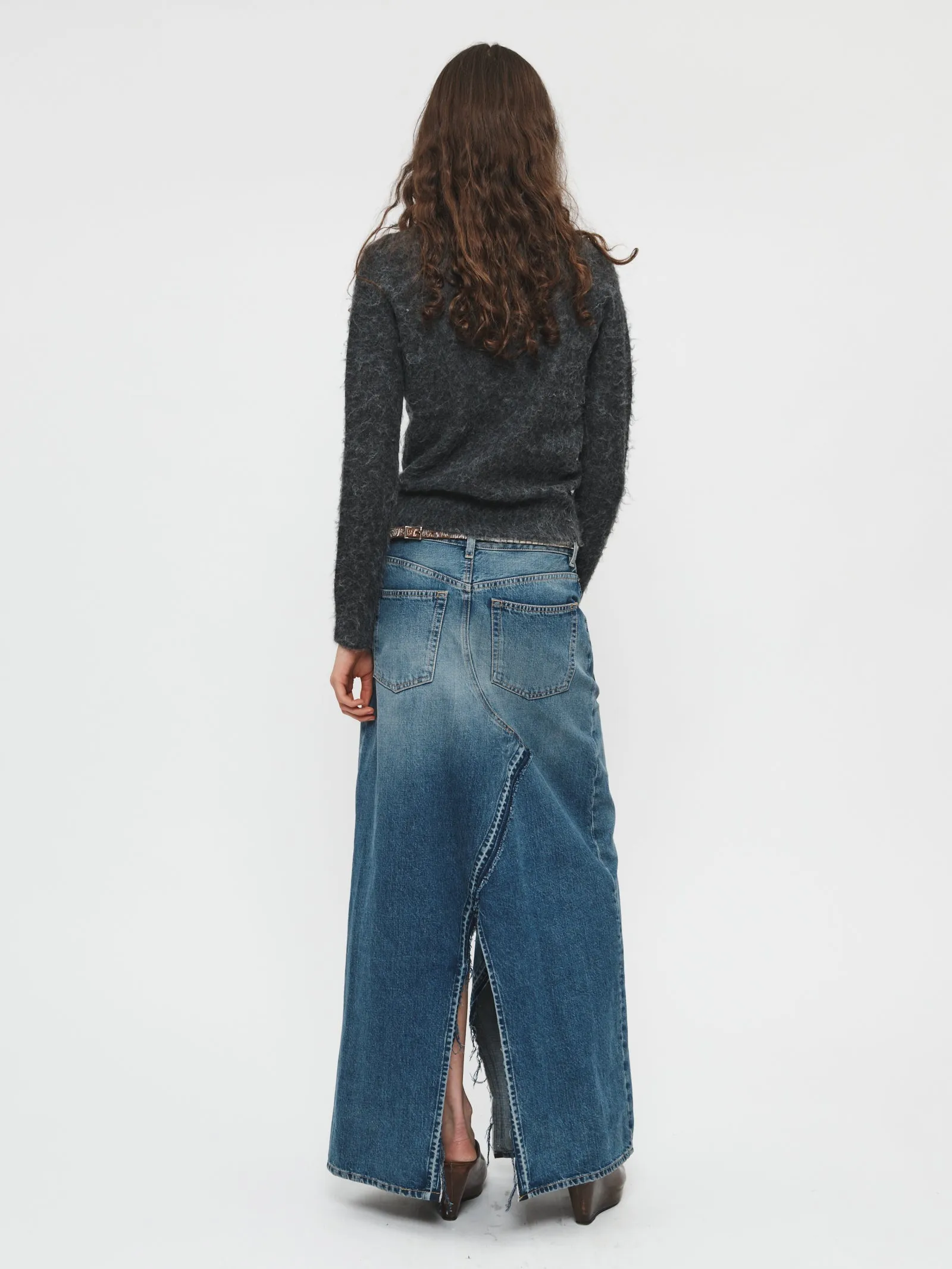 Deconstructed Denim Skirt sold by 6397 product image thumbnail 4