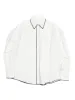 Contrast Overlock Uniform Shirt sold by 6397
