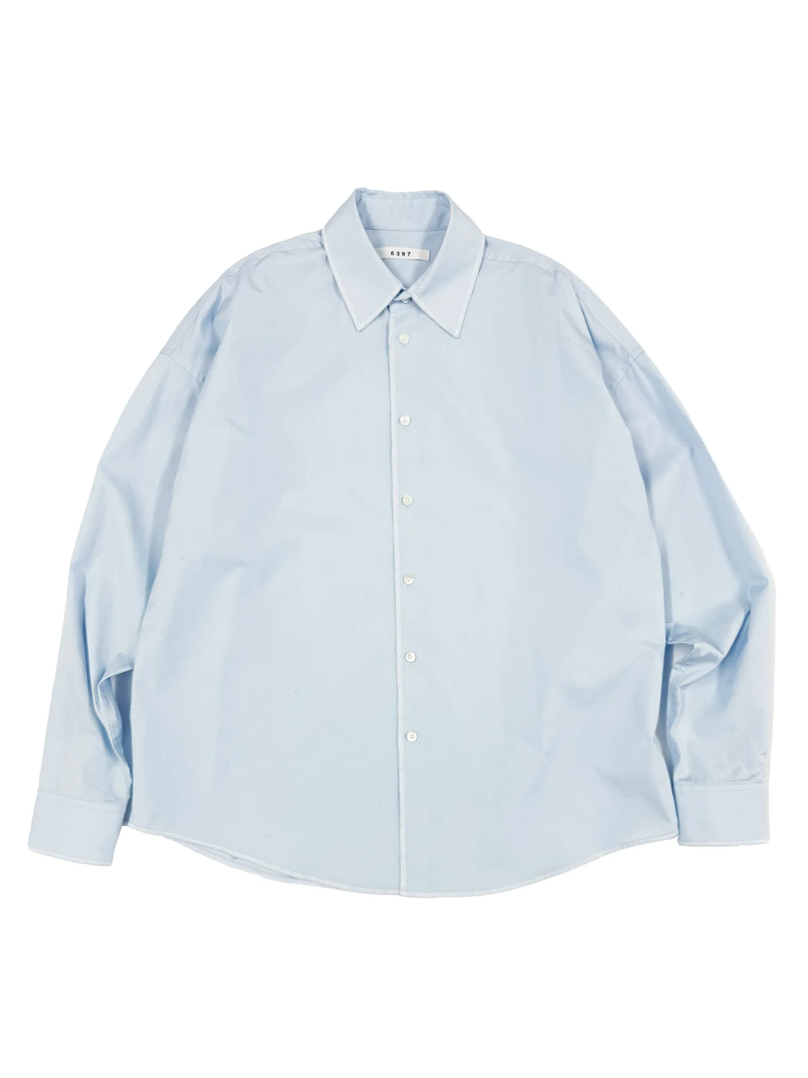 Contrast Overlock Uniform Shirt in Blue sold by 6397 product image thumbnail 2