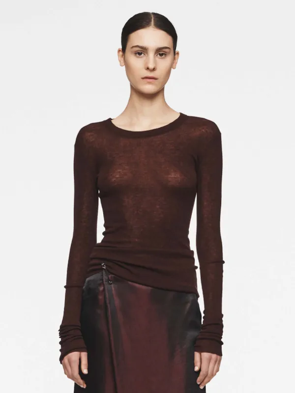 Skinny Crew in Brown made by 6397