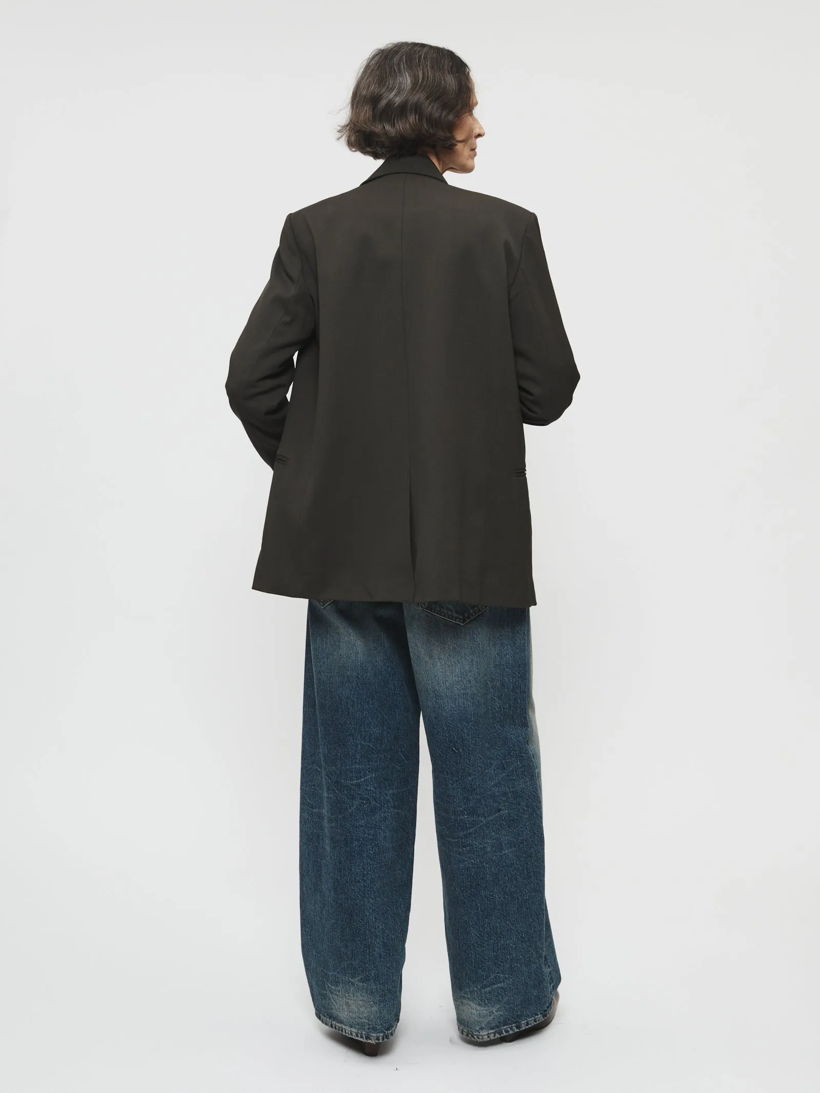 Double Breasted Blazer in Olive sold by 6397 product image thumbnail 3