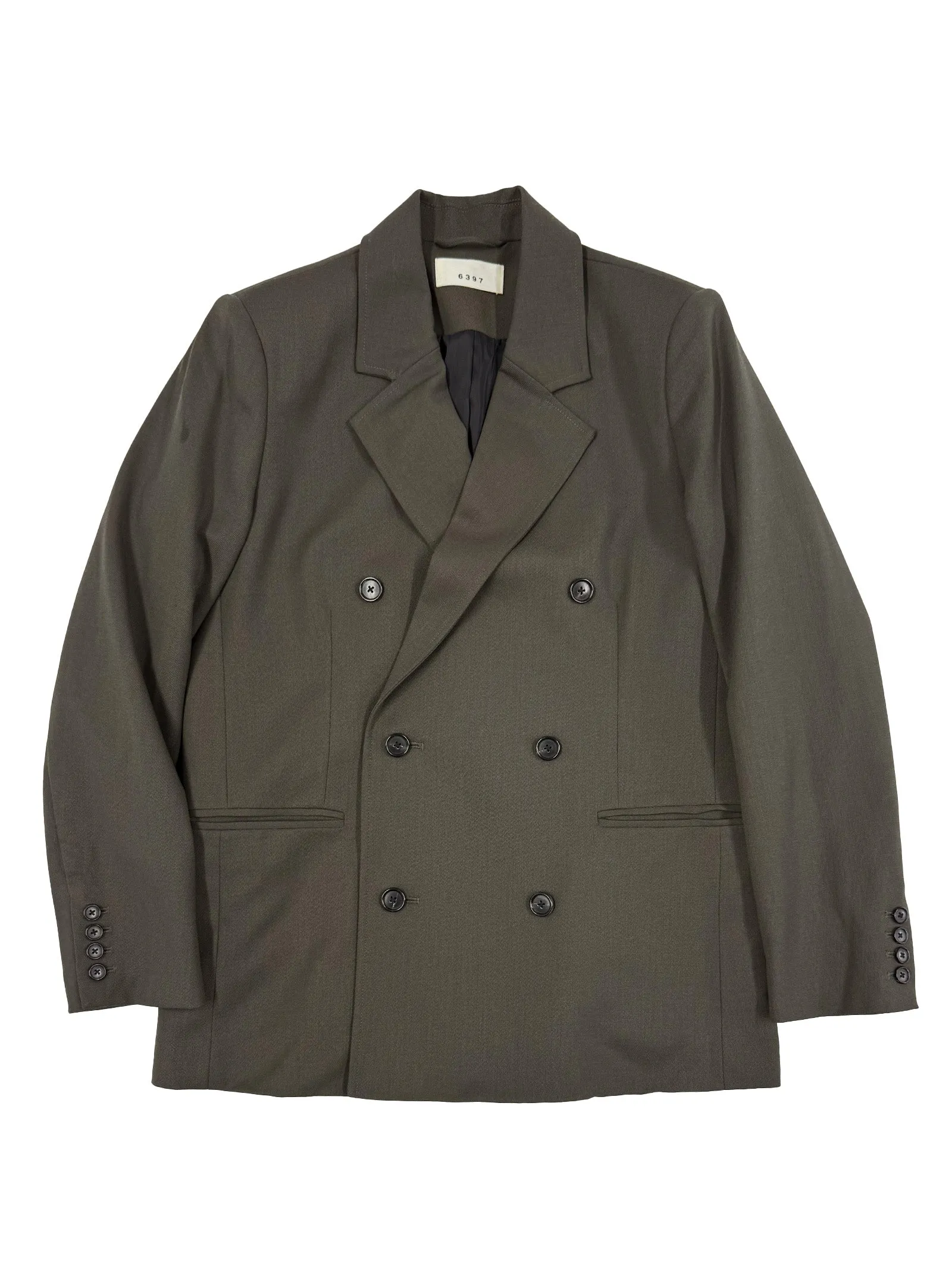 Double Breasted Blazer in Olive sold by 6397 product image thumbnail 2