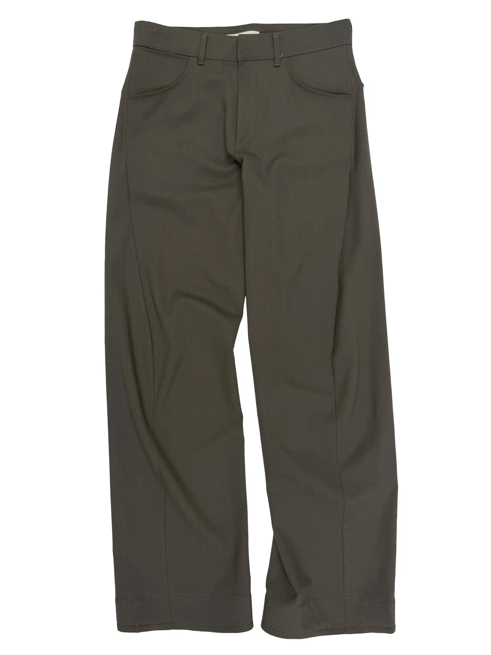 Twisted Seam Pant in Olive Wool Twill sold by 6397 product image thumbnail 3