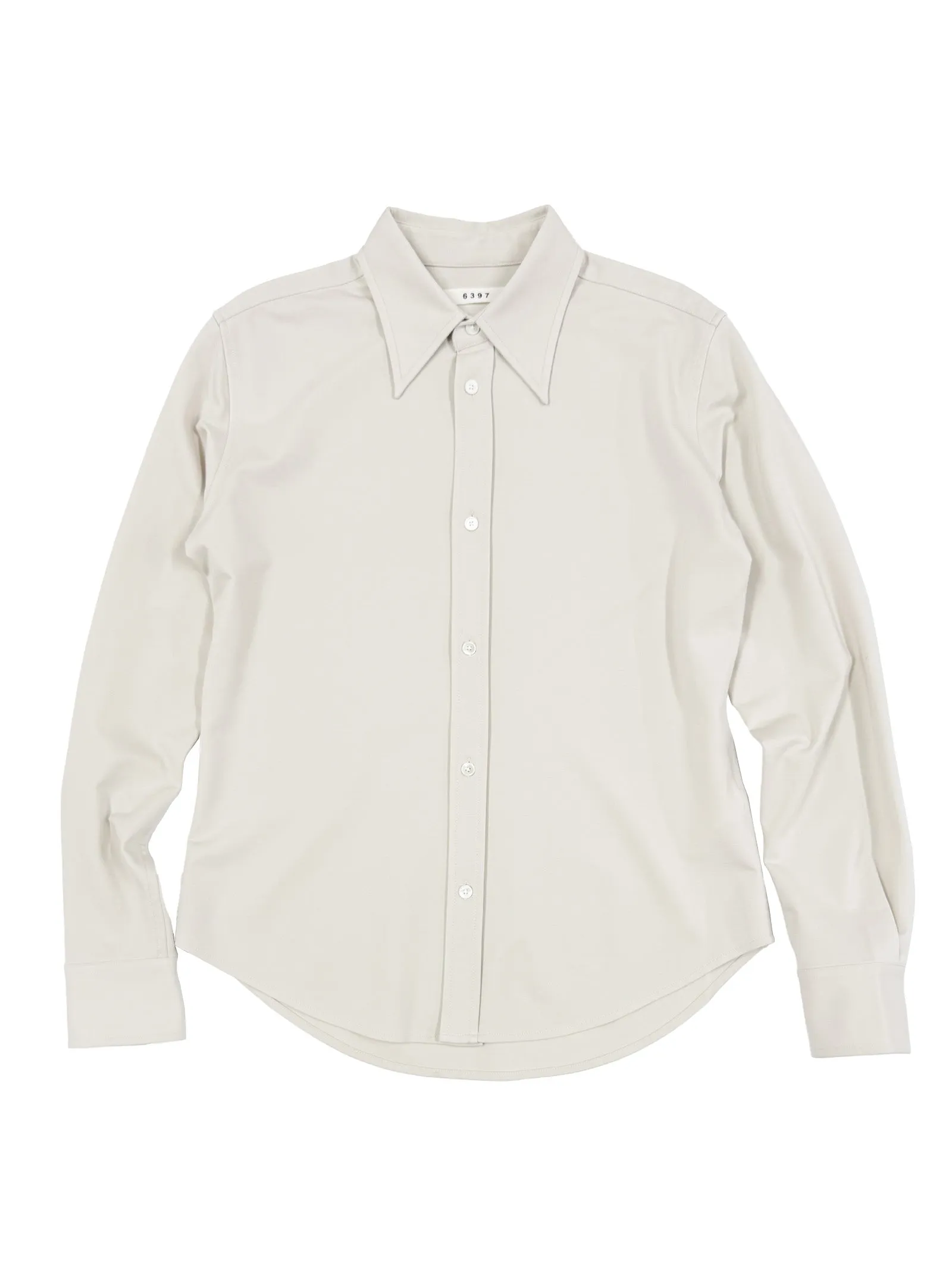 Slim Buttondown Shirt in Stone sold by 6397 product image thumbnail 2