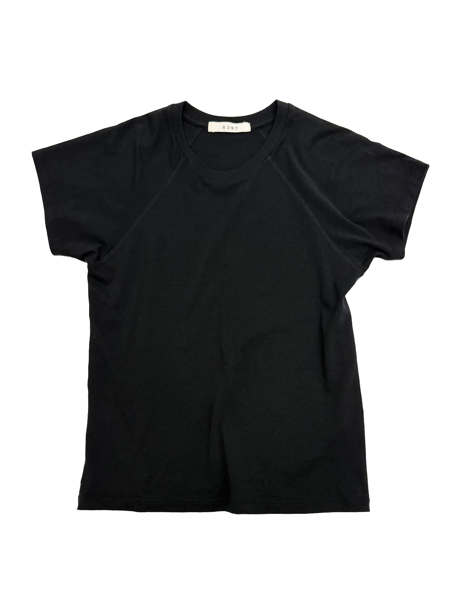 Raglan Slim Tee in Black sold by 6397 product image thumbnail 2