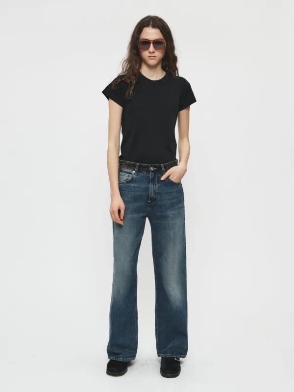 Raglan Slim Tee in Black sold by 6397