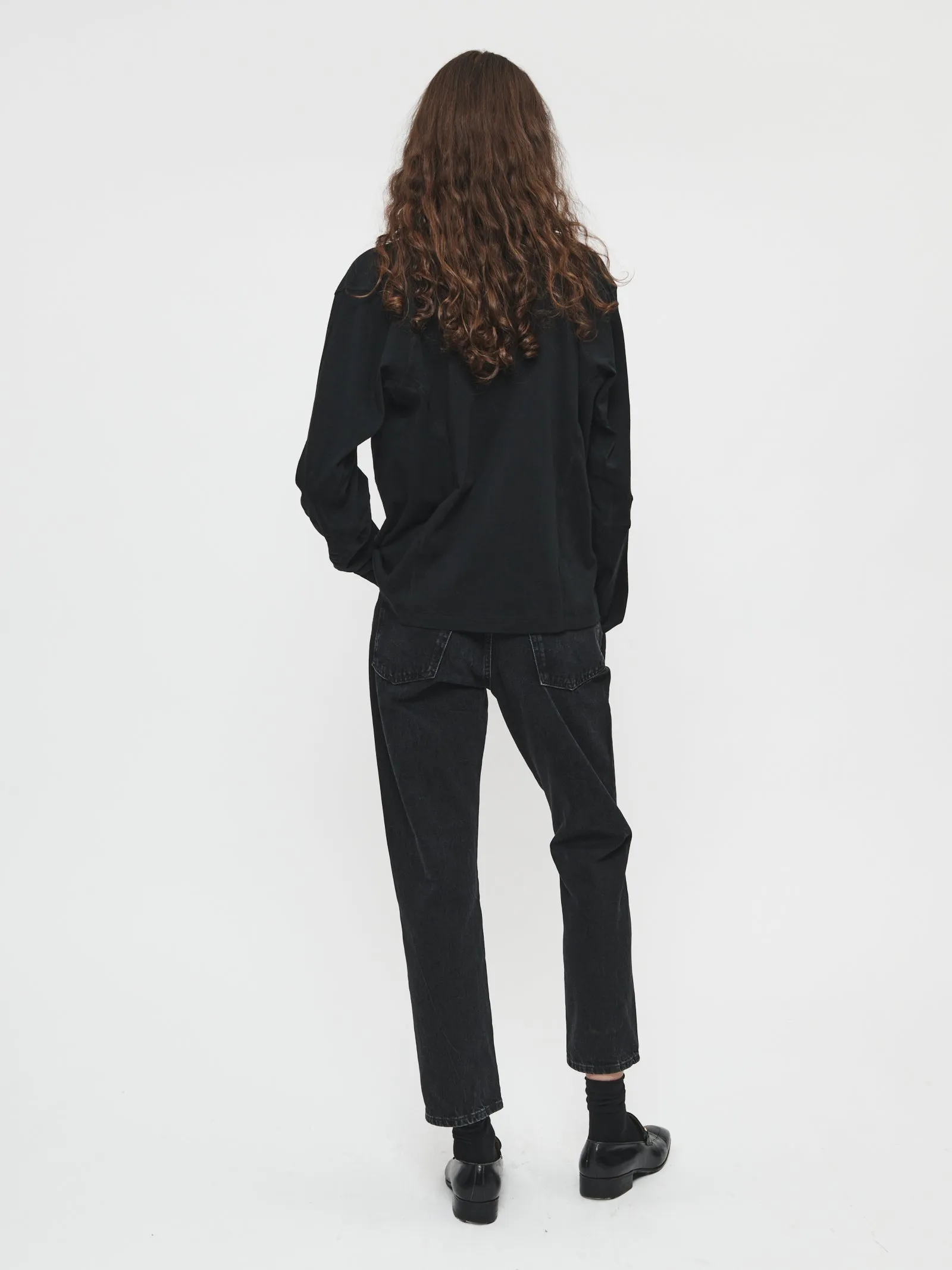 Coverstitch Long Sleeve T in Black sold by 6397 product image thumbnail 4