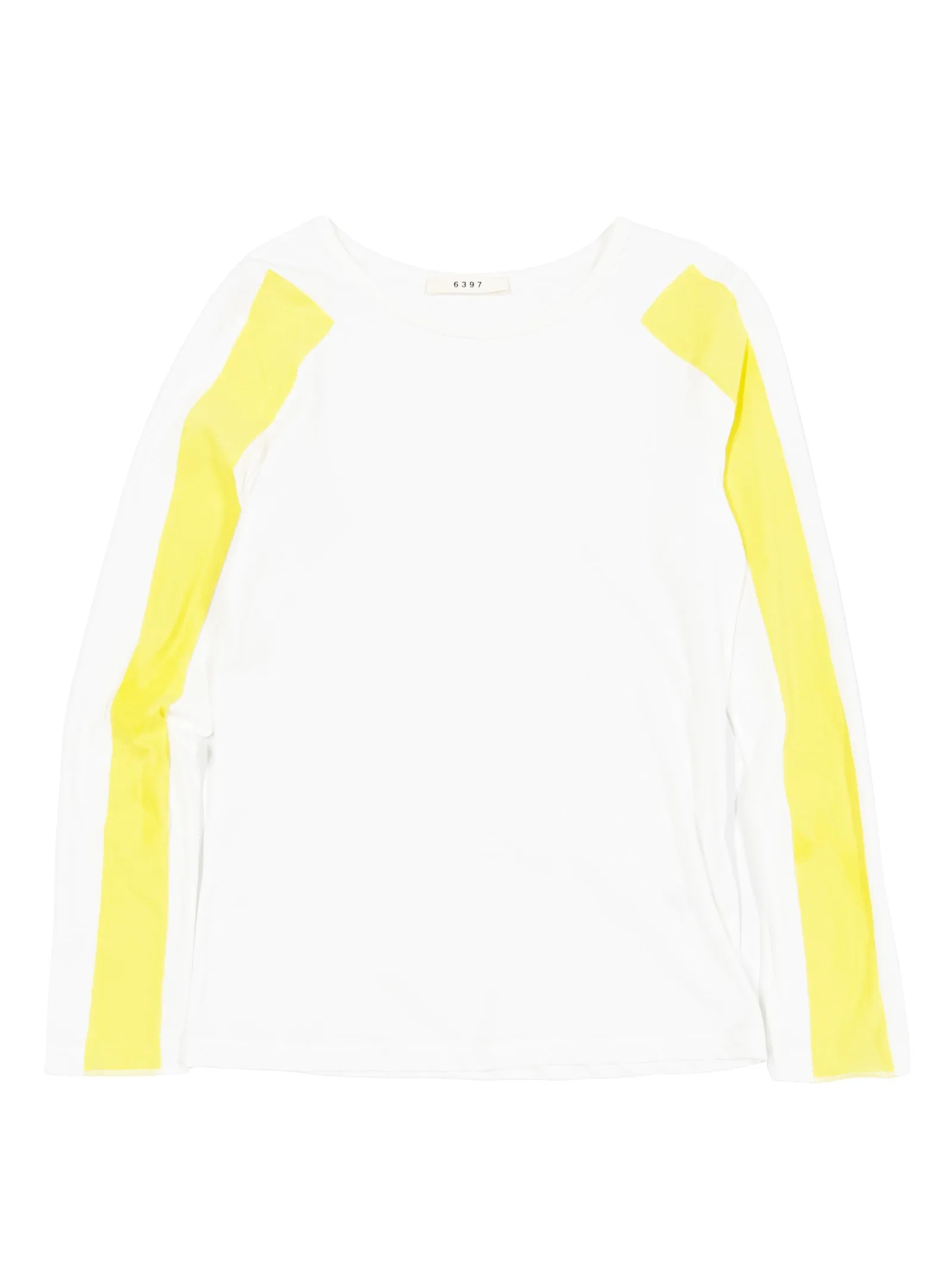 Inserted Stripe Long Sleeve in White sold by 6397 product image thumbnail 3