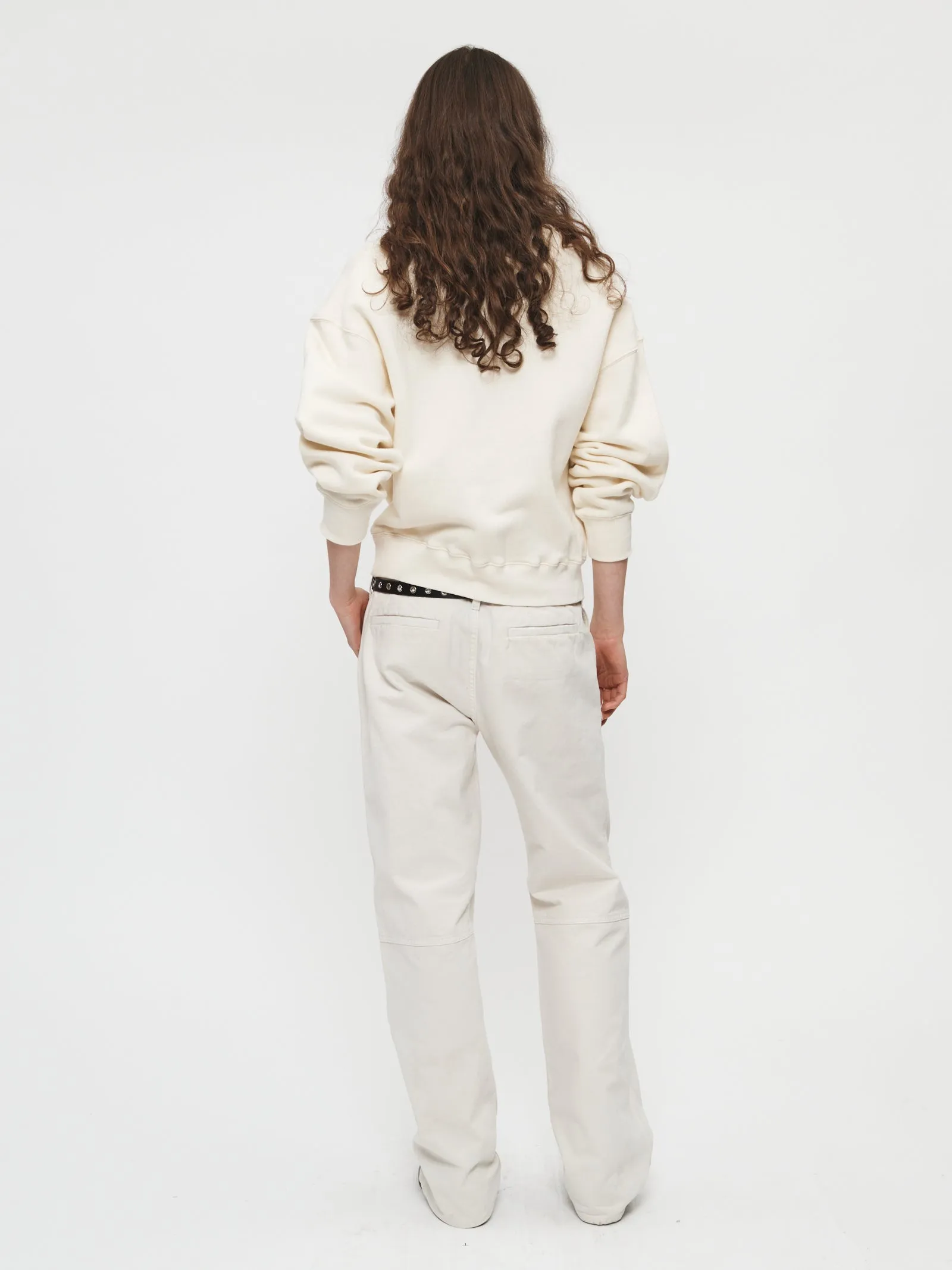 Rolled Neck Sweatshirt in Ivory sold by 6397 product image thumbnail 4