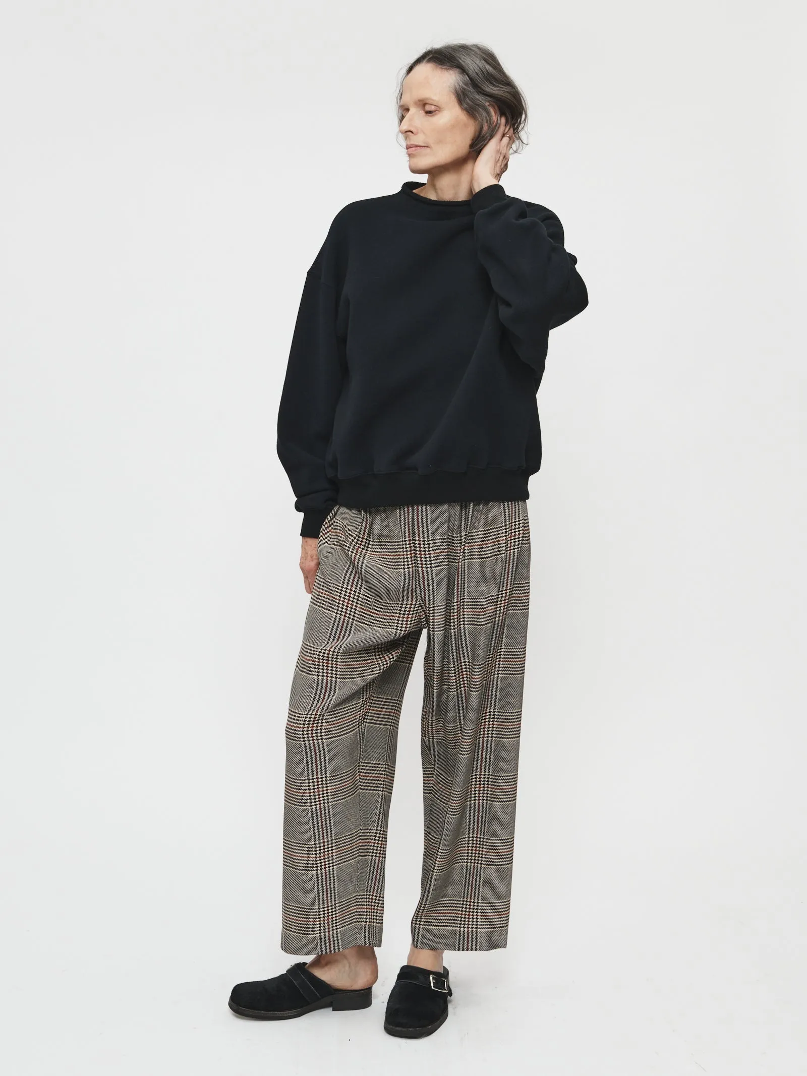 Rolled Neck Sweatshirt in Black sold by 6397 product image thumbnail 3