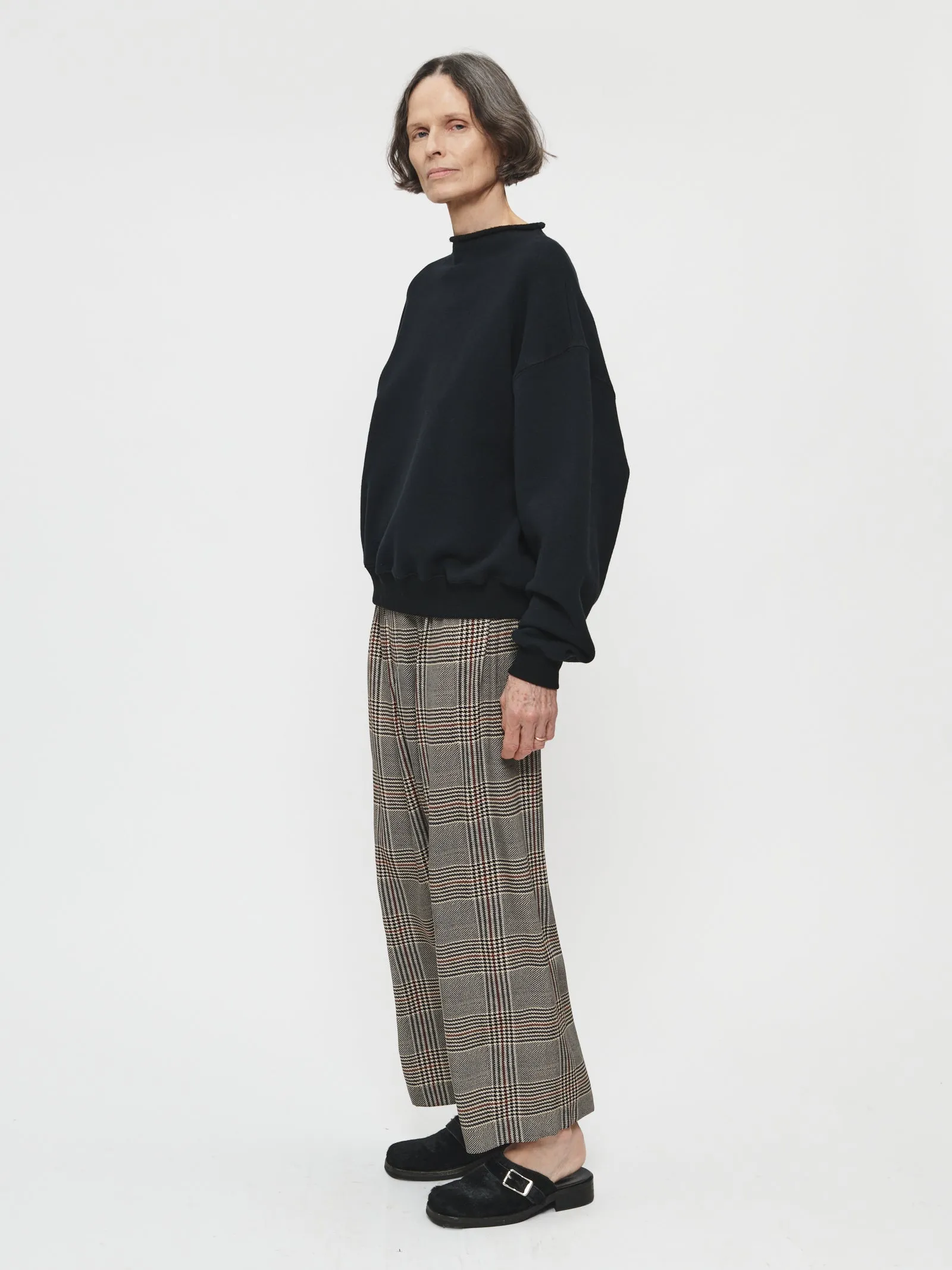 Rolled Neck Sweatshirt in Black sold by 6397 product image thumbnail 4