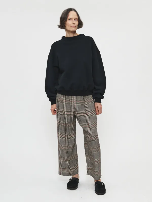 Rolled Neck Sweatshirt in Black sold by 6397