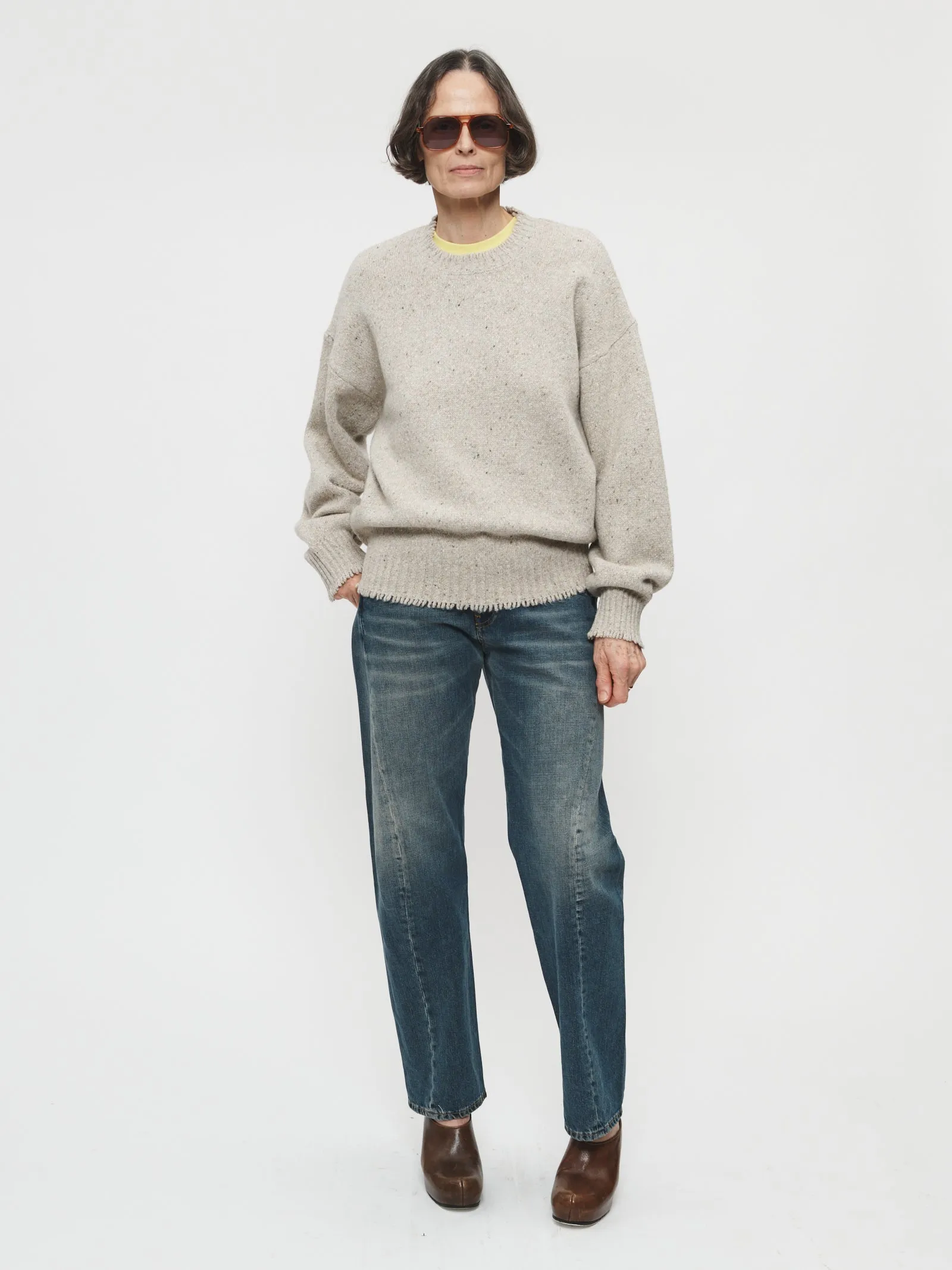 Crewneck Sweatshirt in Light Beige sold by 6397