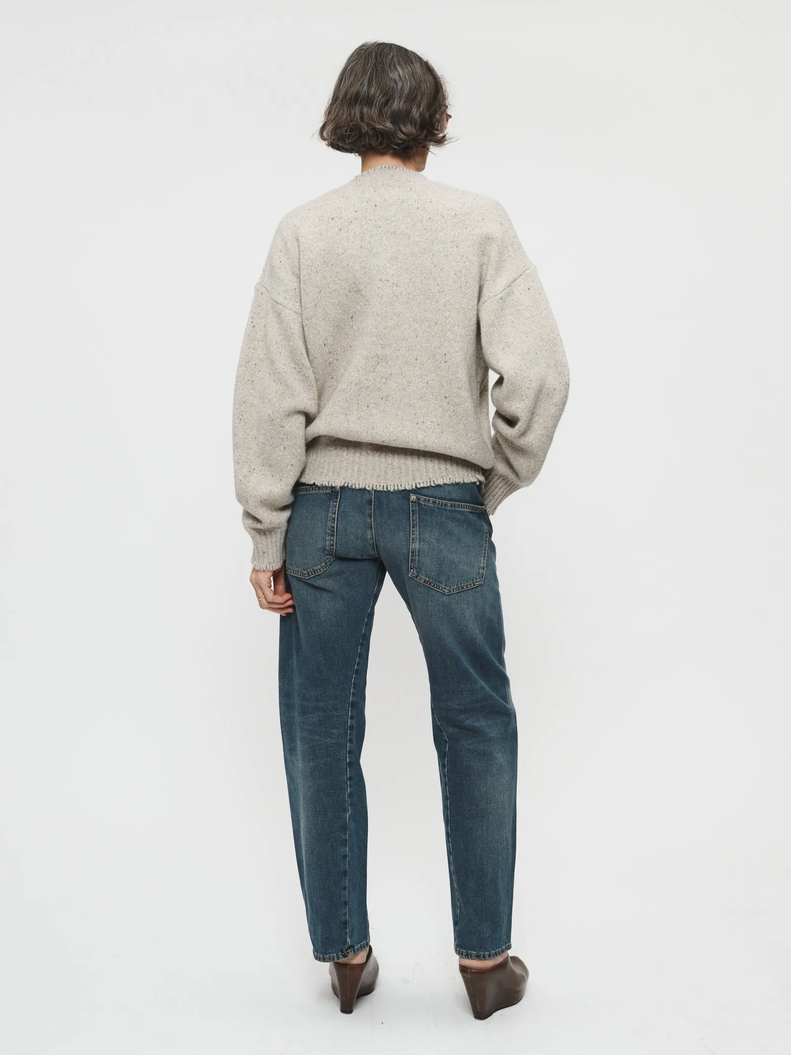 Crewneck Sweatshirt in Light Beige sold by 6397 product image thumbnail 4