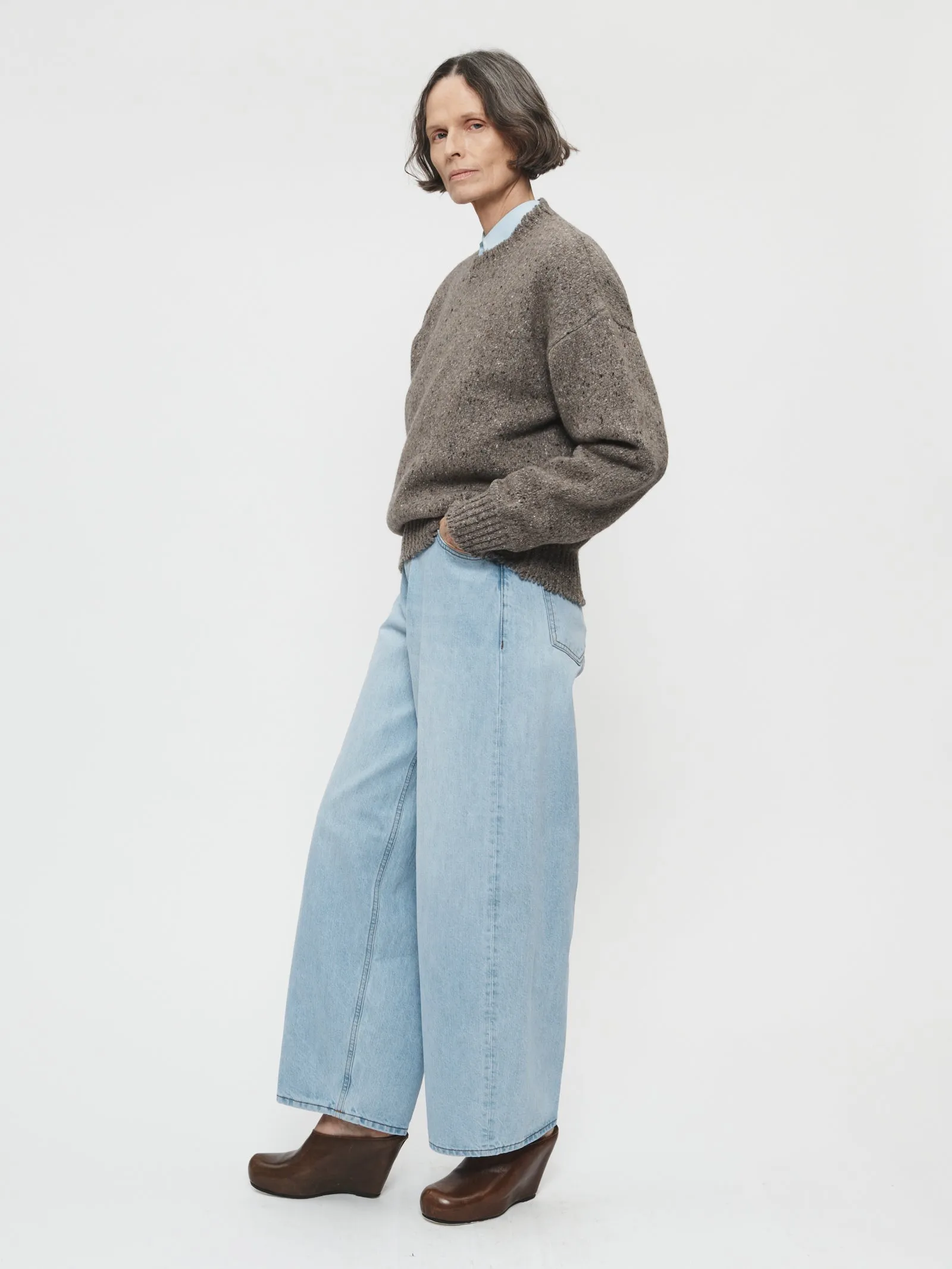 Crewneck Sweatshirt in Grey Brown sold by 6397 product image thumbnail 2