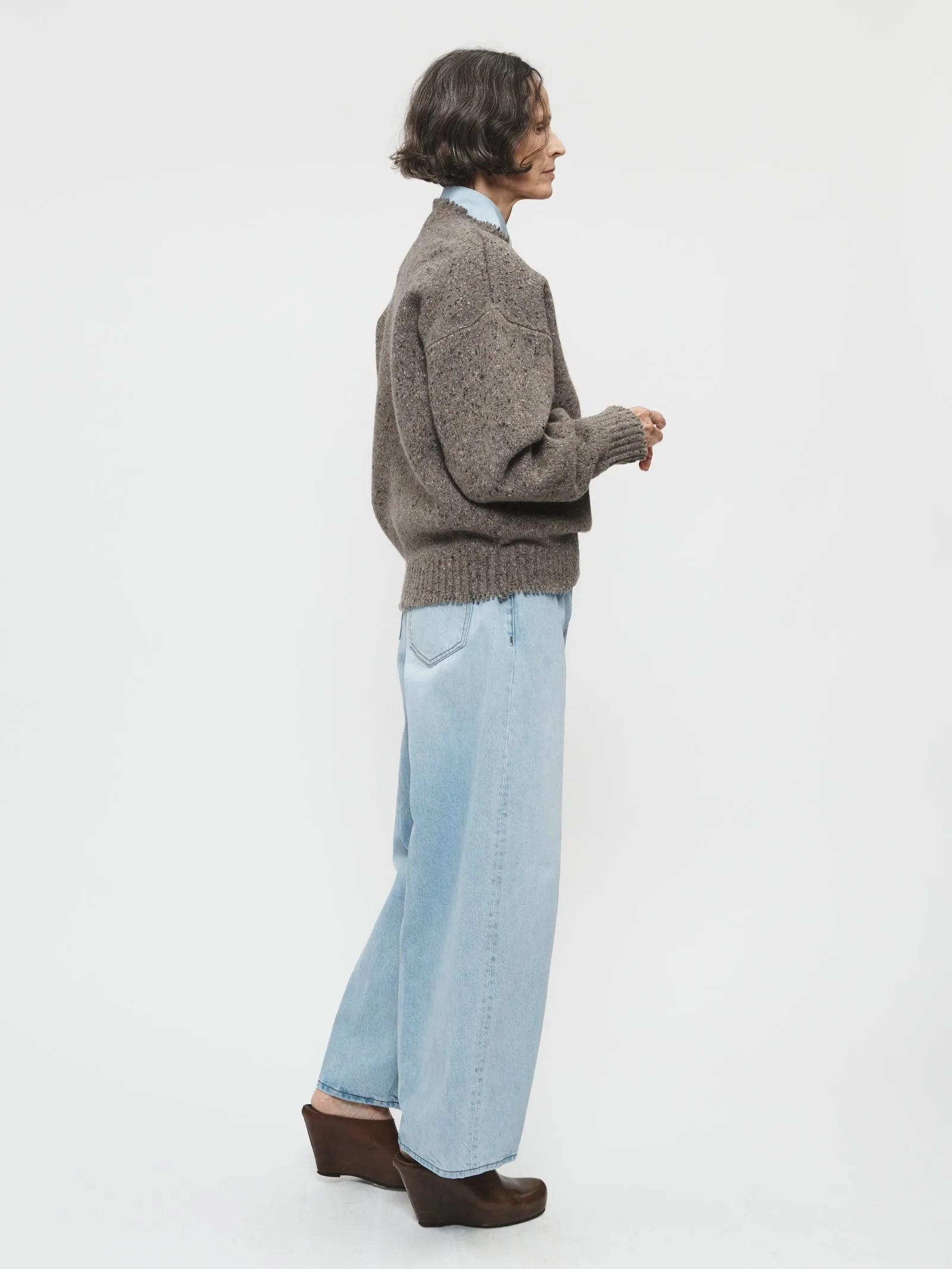 Crewneck Sweatshirt in Grey Brown sold by 6397 product image thumbnail 4