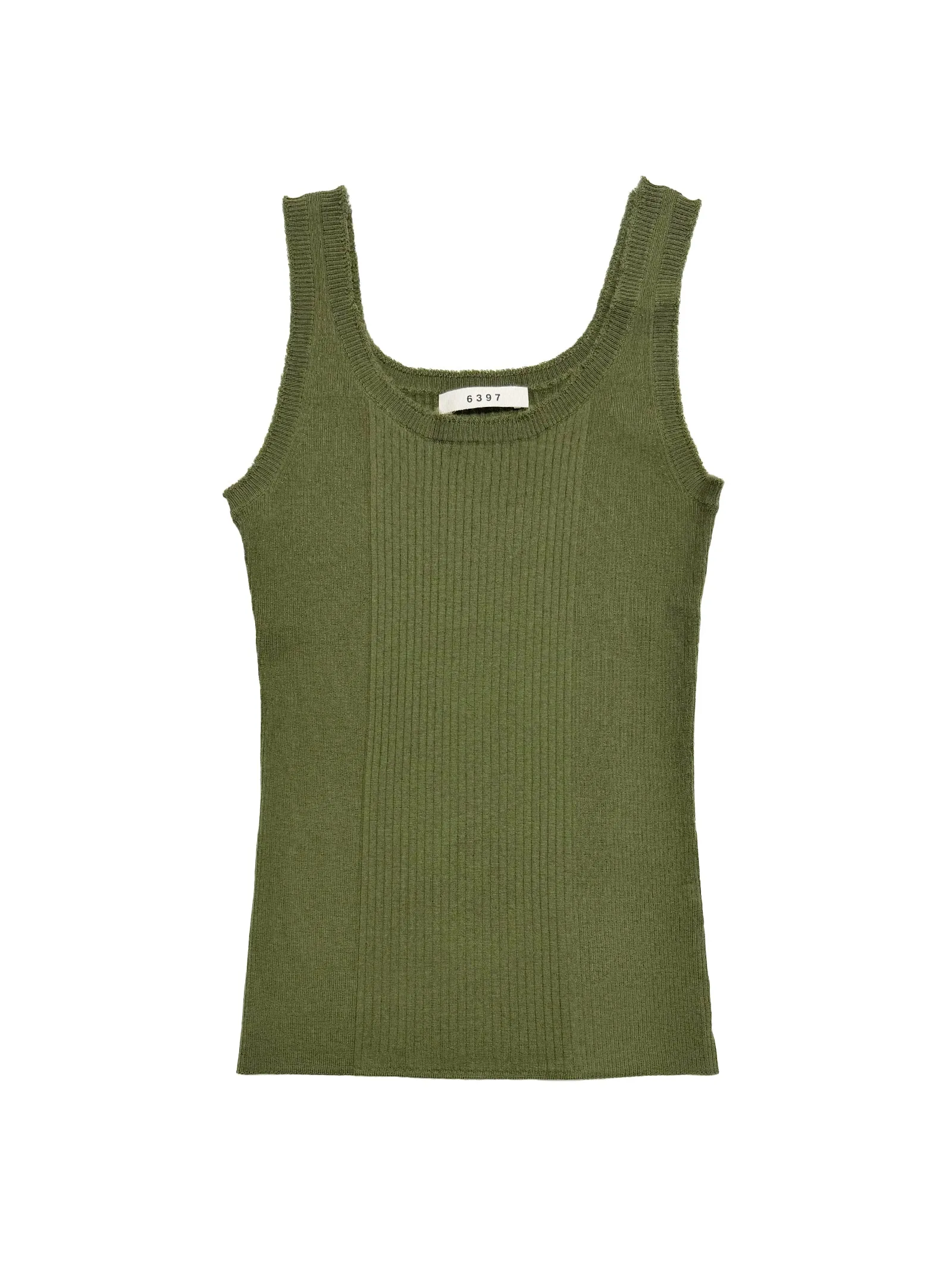 Variegated Rib Tank Army Green sold by 6397 product image thumbnail 2