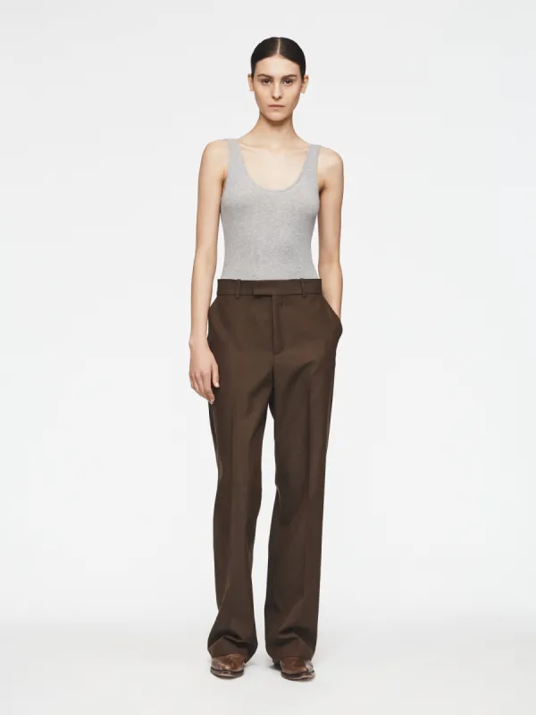 Structured Oversized Trouser in Earth sold by 6397