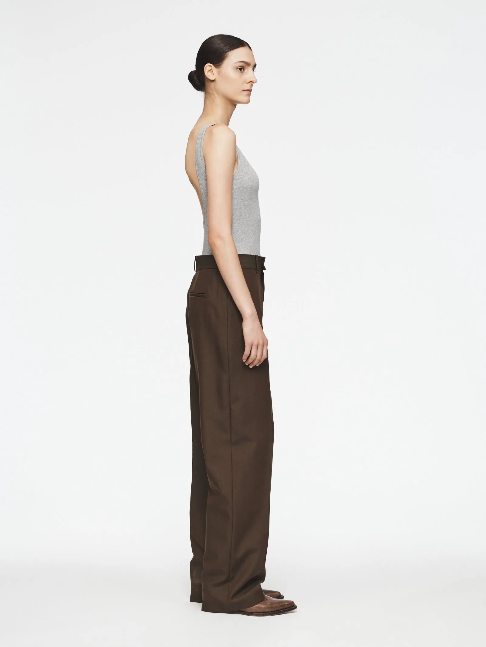 Structured Oversized Trouser in Earth sold by 6397 product image thumbnail 2