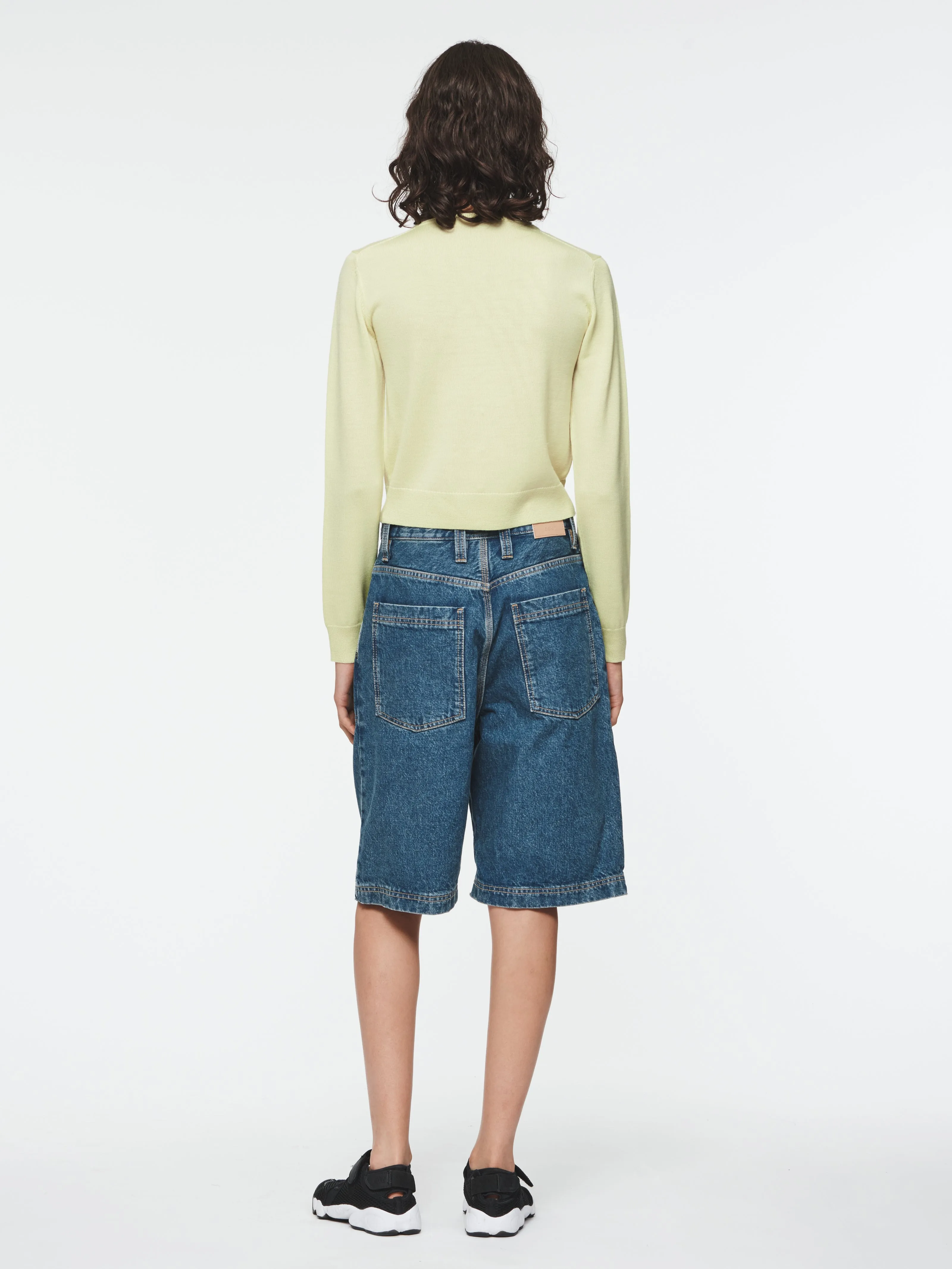 Hook & Eye Cardigan in Post It Yellow sold by 6397 product image thumbnail 3