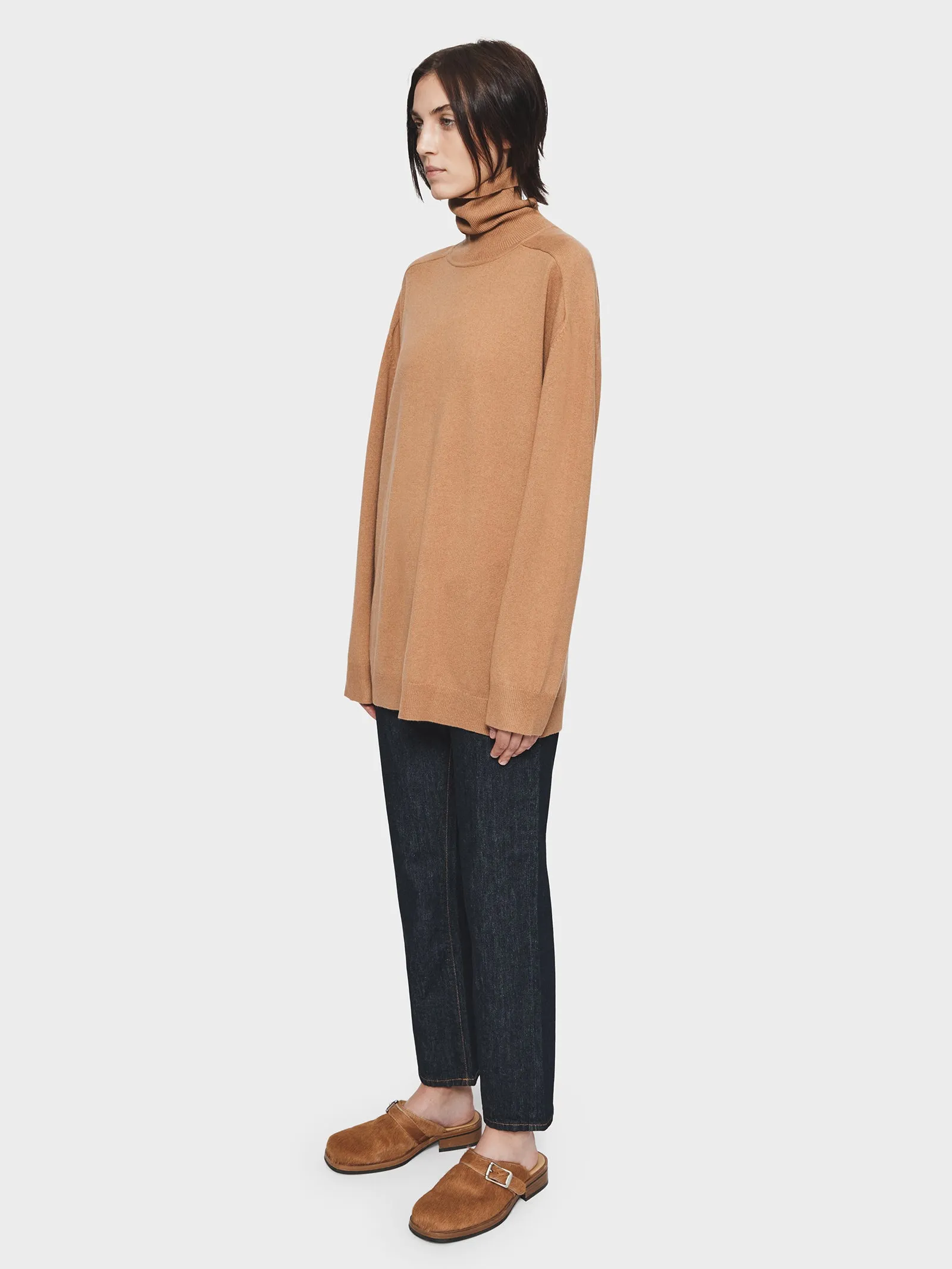 Slouchy Turtleneck in Camel sold by 6397 product image thumbnail 2