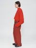 Washed Slouchy Trouser in Brick sold by 6397