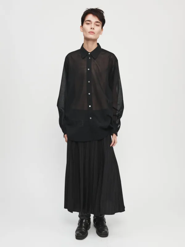 The Frank Shirt in Black sold by 6397