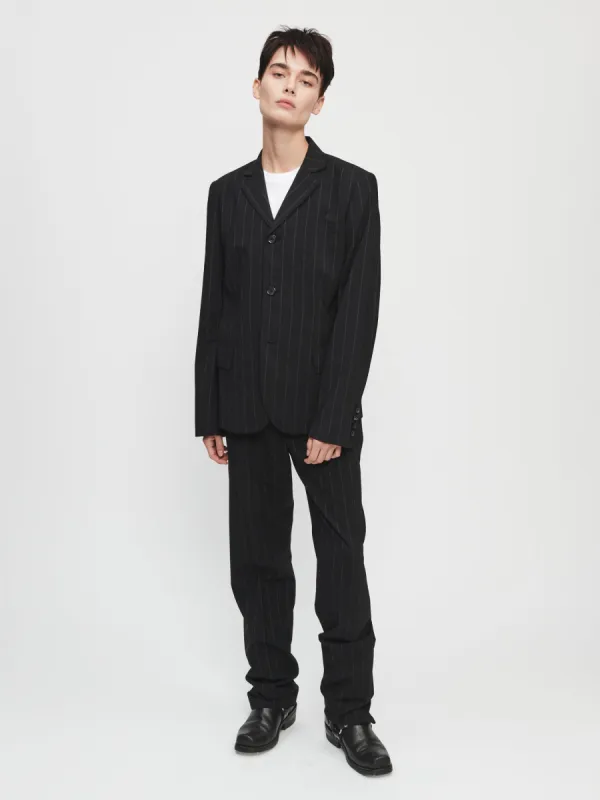 Slim Trouser in Pinstripe sold by 6397