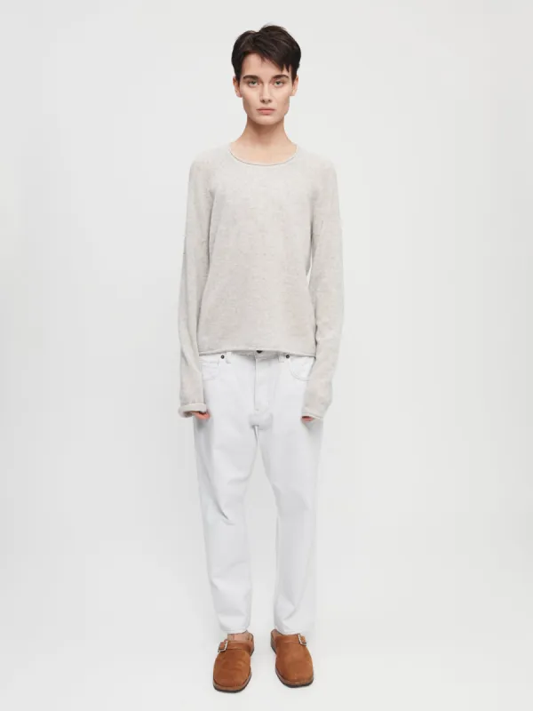 Yoke Crew in Heather Grey made by 6397