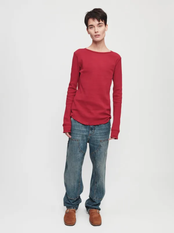 L/S Waffle Tee made by 6397