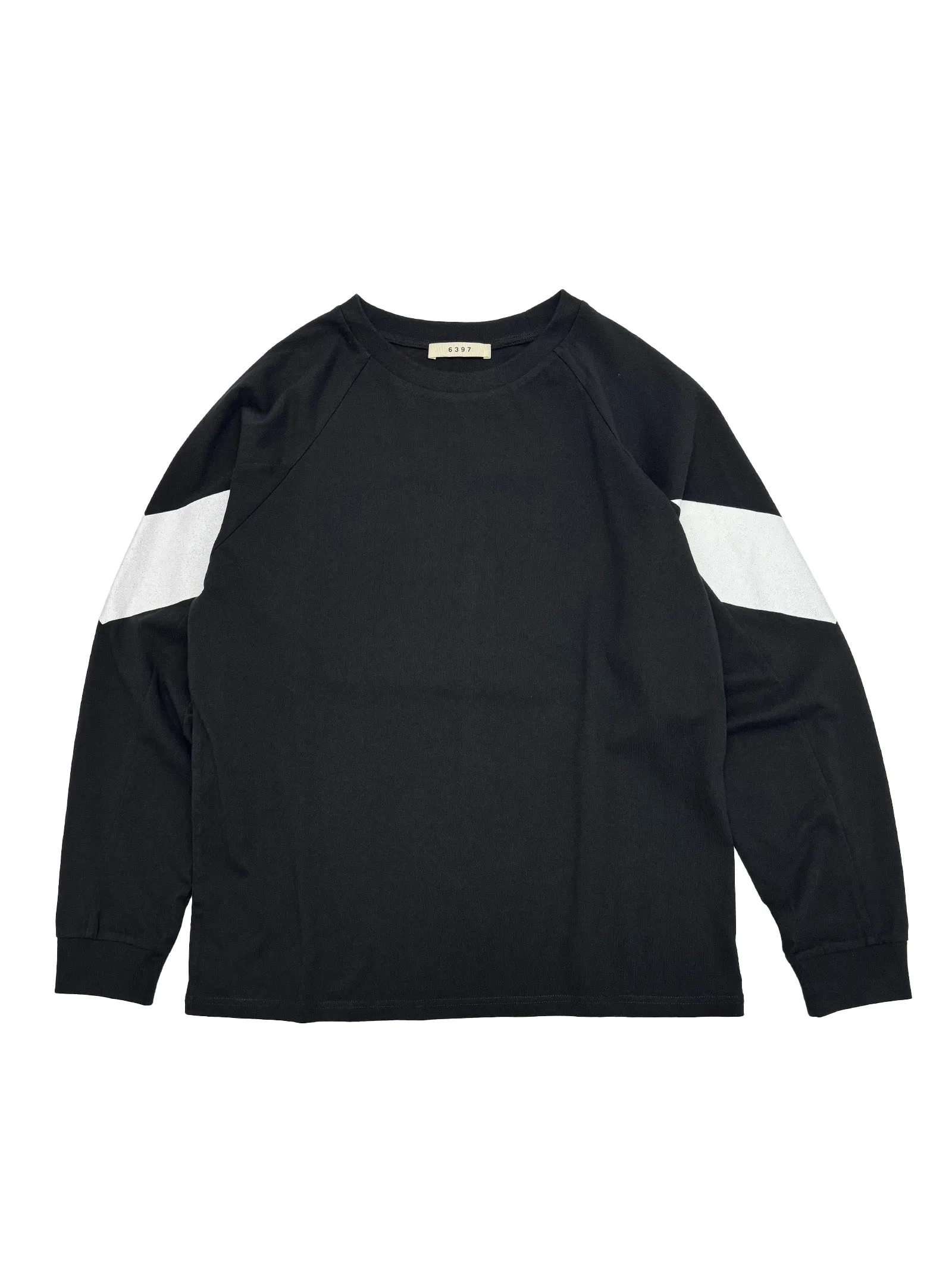Chevron Raglan Tee in Black sold by 6397 product image thumbnail 2