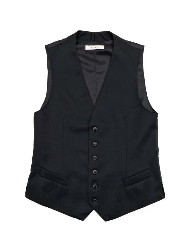 Structured Vest in Black sold by 6397