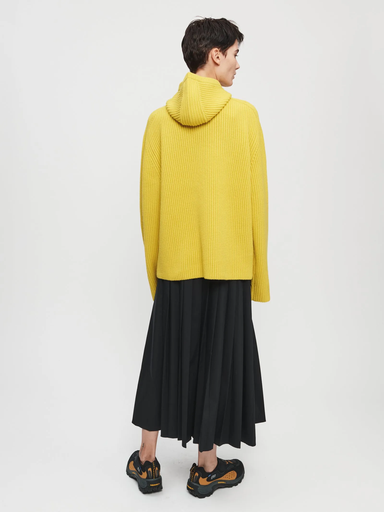 Snood Rib Sweater in Yellow sold by 6397 product image thumbnail 4