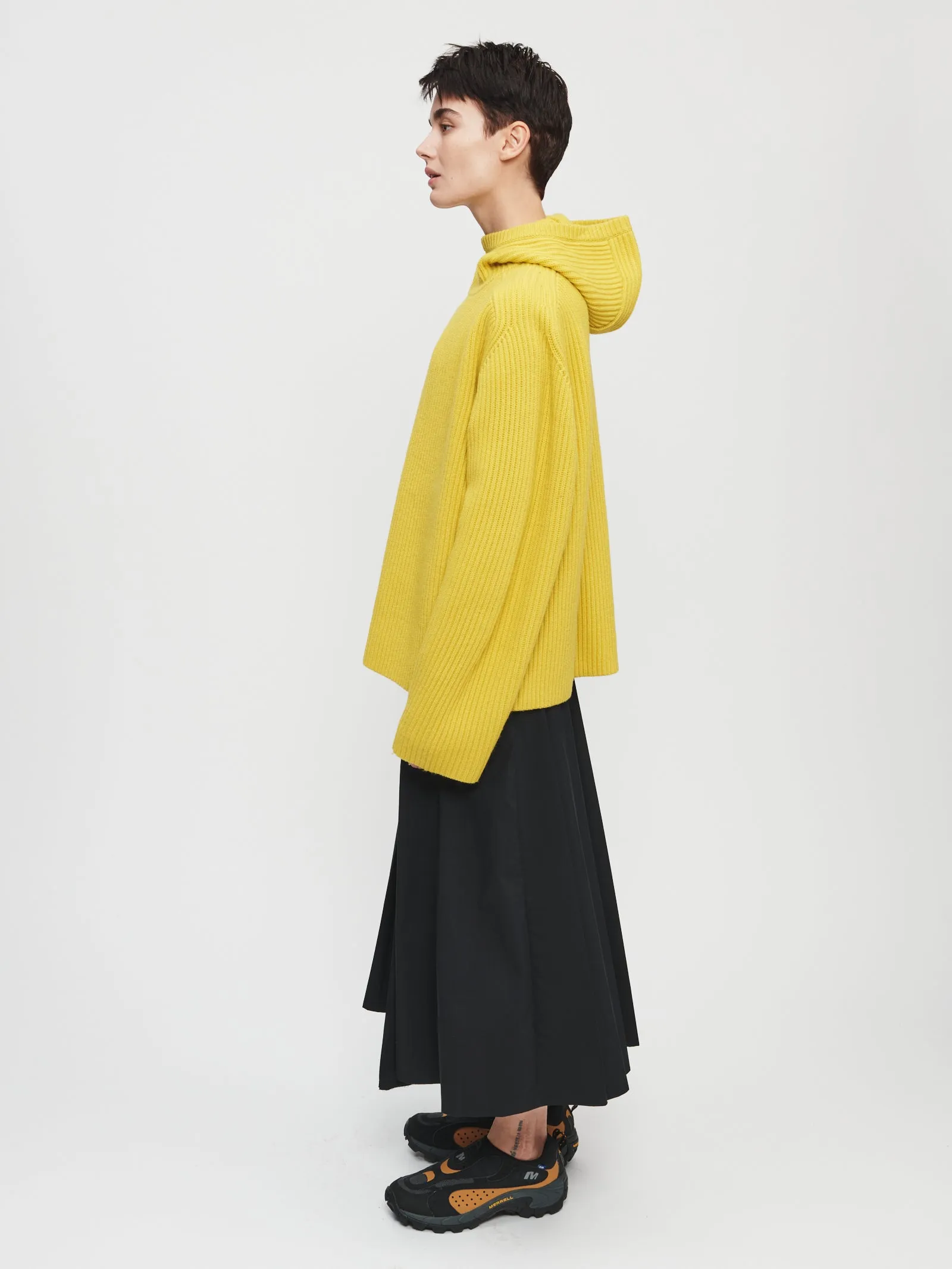 Snood Rib Sweater in Yellow sold by 6397 product image thumbnail 3