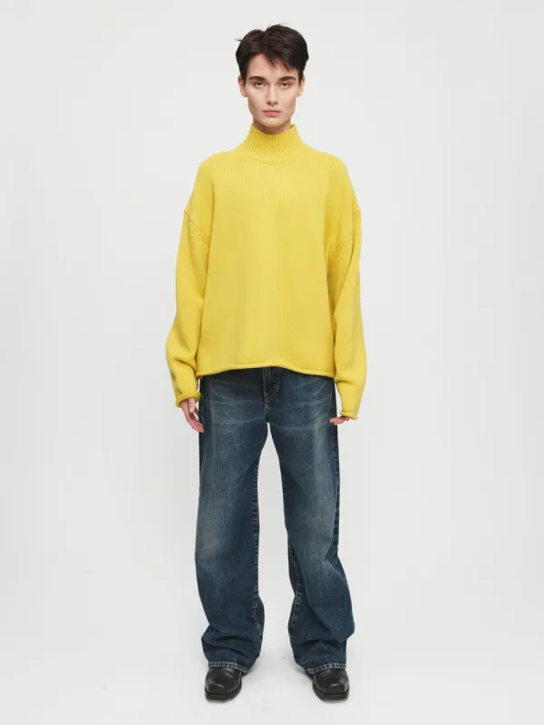 Everyday Mockneck in Yellow sold by 6397