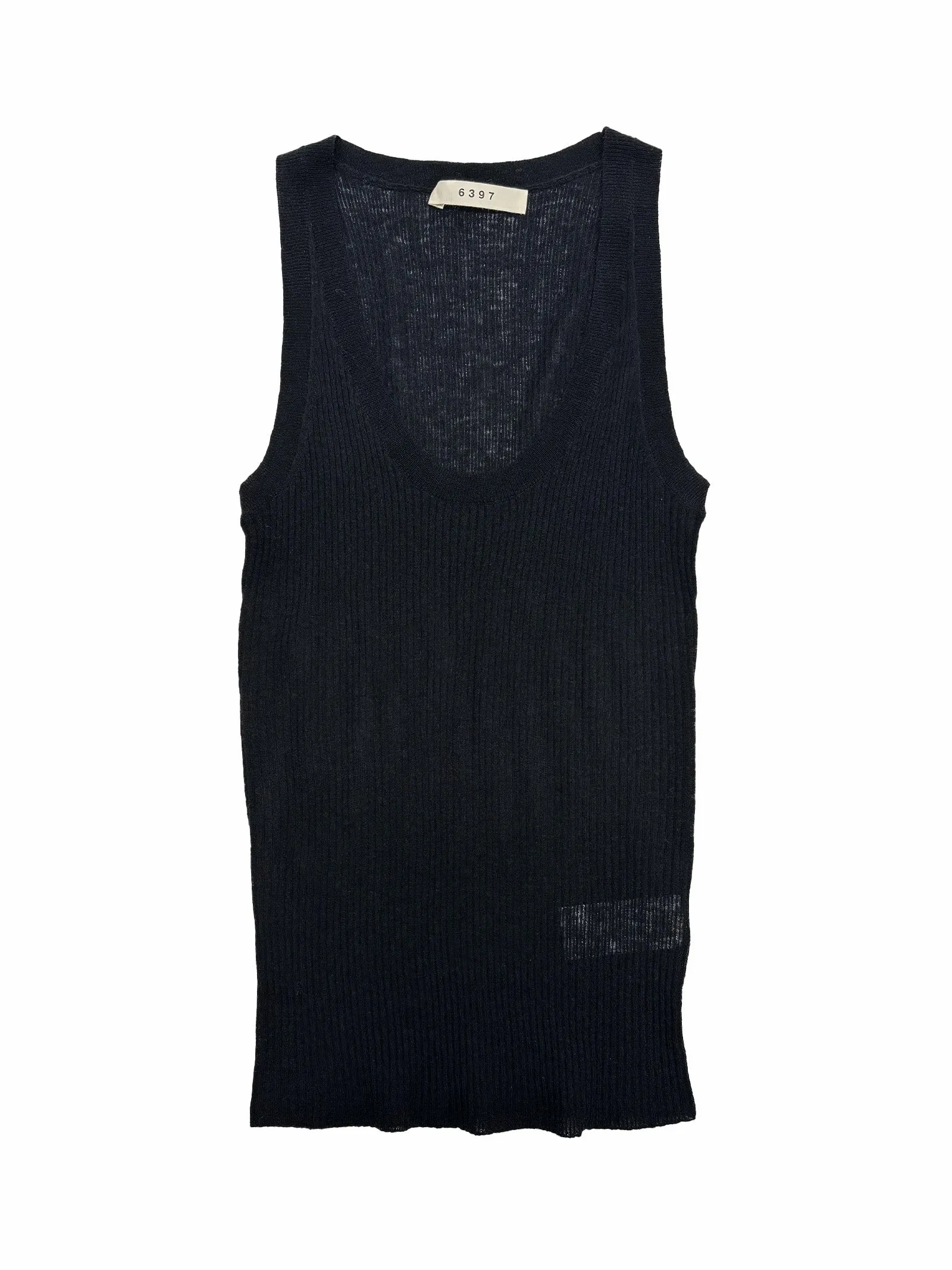 Skinny Scoop Tank in Black sold by 6397 product image thumbnail 2