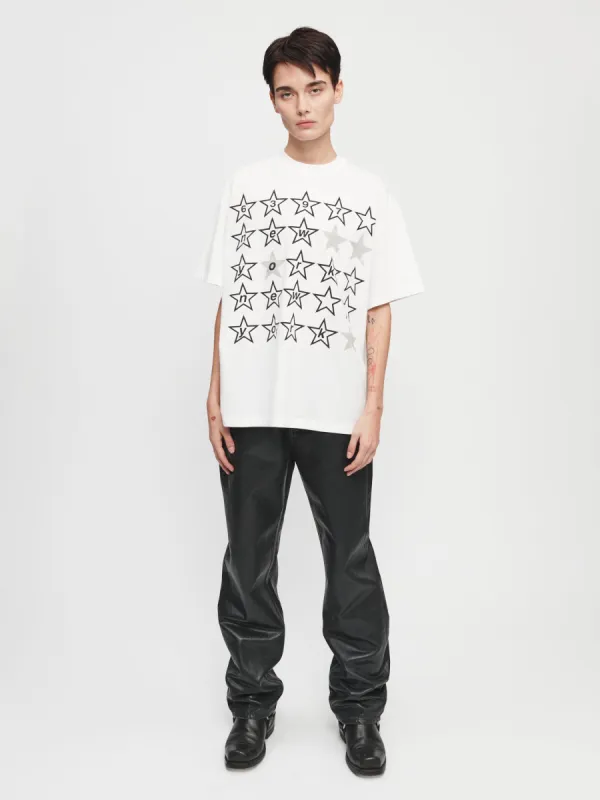 Big Star Tee in White sold by 6397