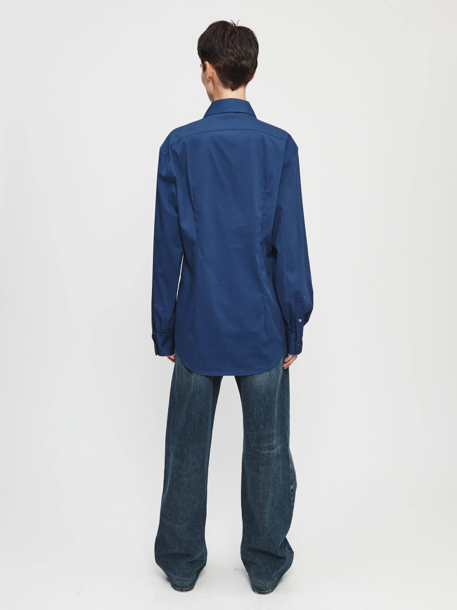 Slim Long Shirt in Ultramarine sold by 6397 product image thumbnail 3