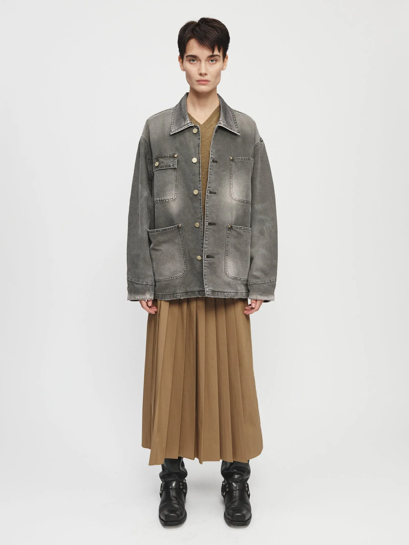 Chore Coat in Washed Grey sold by 6397 product image thumbnail 3